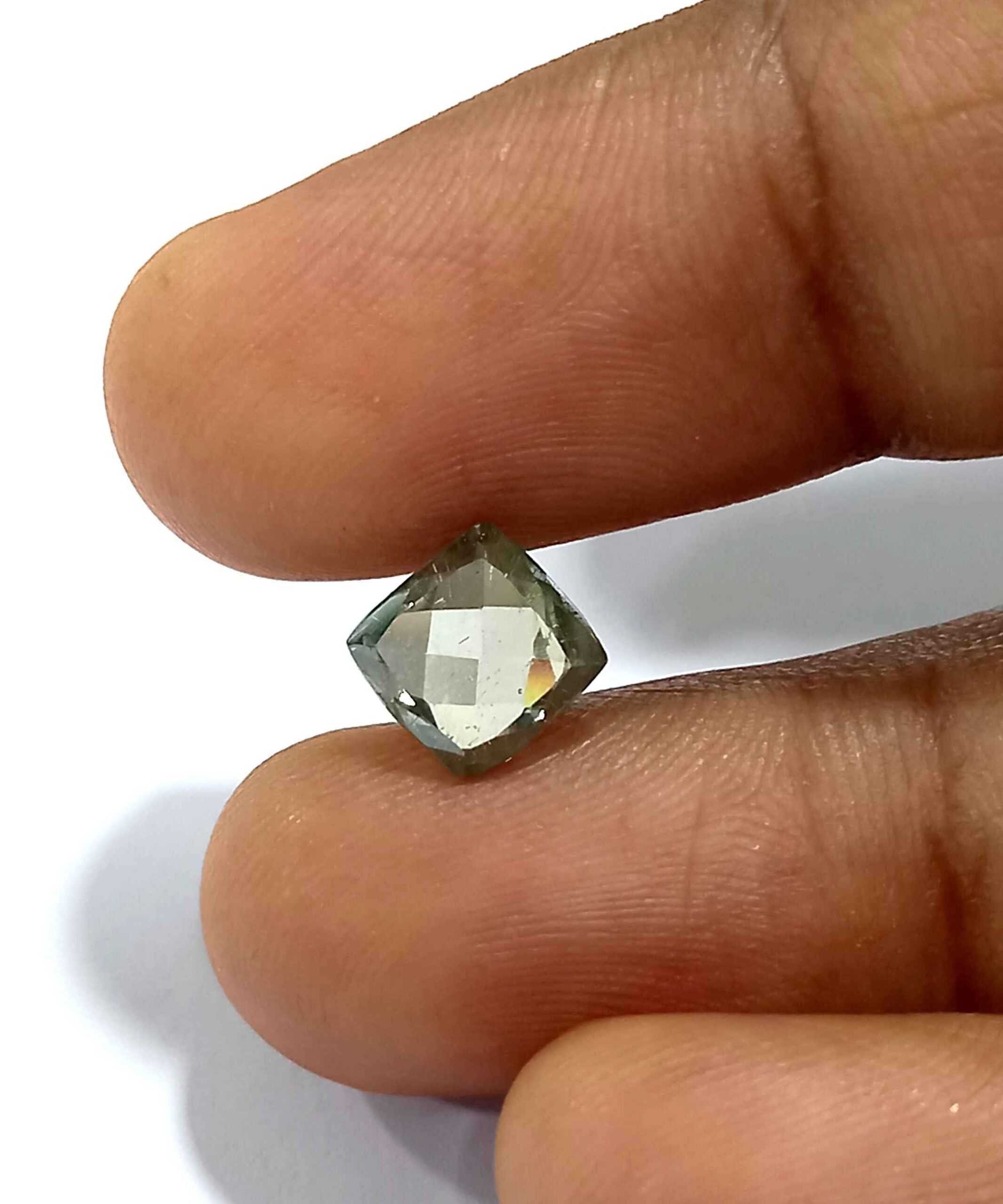 1.13 Cts Natural Moissanite Diamond Cushion Cut 6.7*6.6 MM MD23