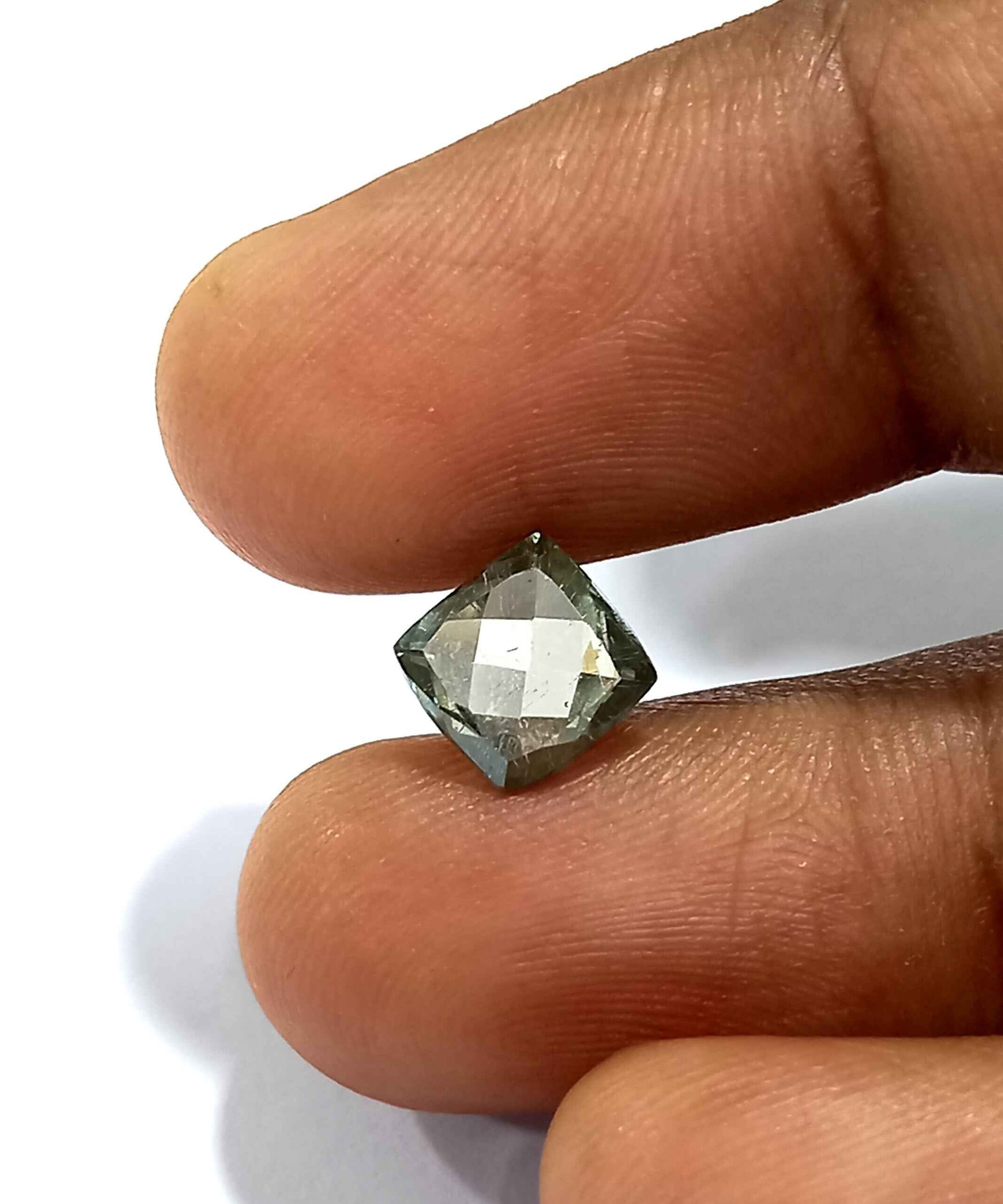 1.13 Cts Natural Moissanite Diamond Cushion Cut 6.7*6.6 MM MD23