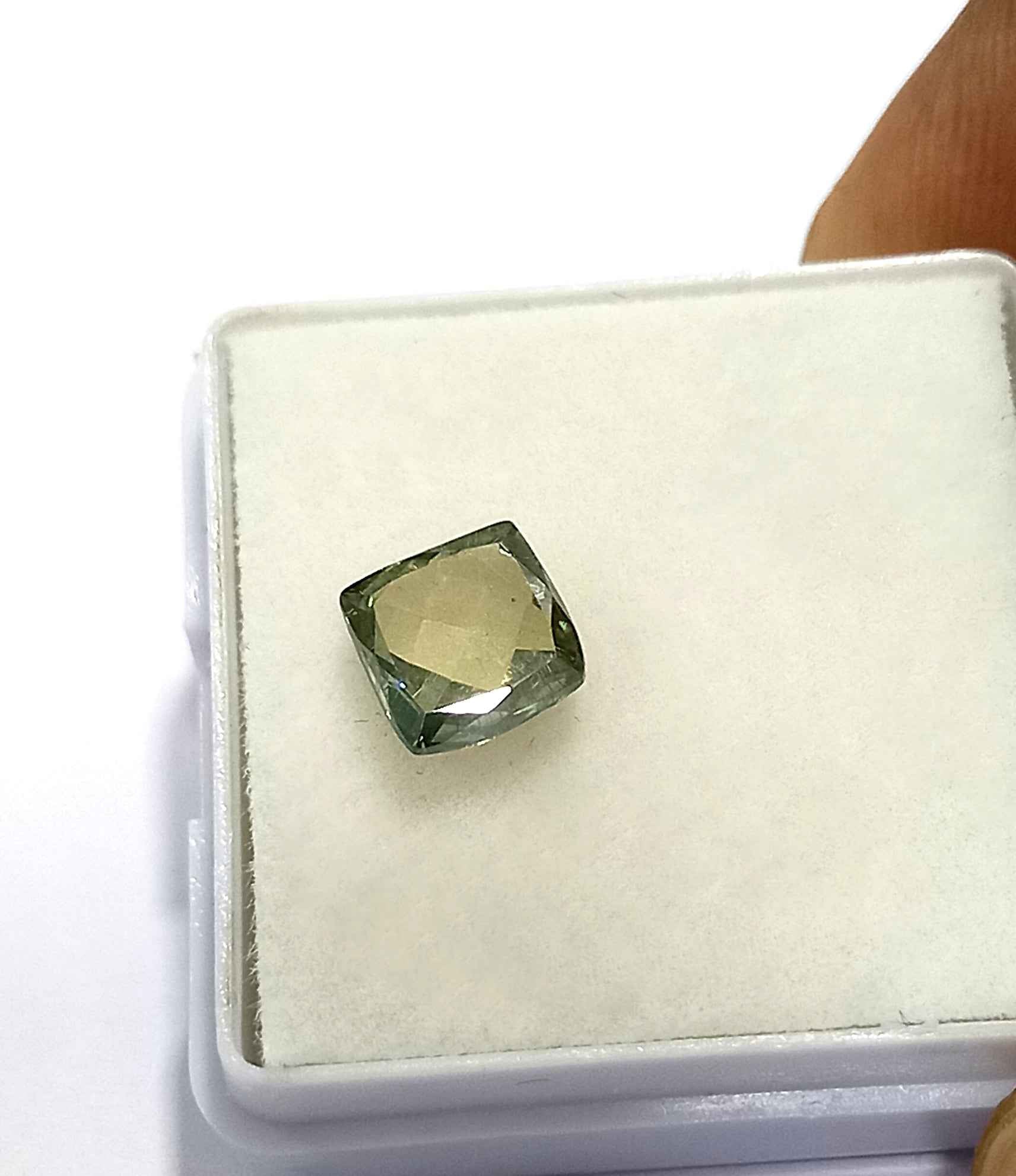 1.13 Cts Natural Moissanite Diamond Cushion Cut 6.7*6.6 MM MD23