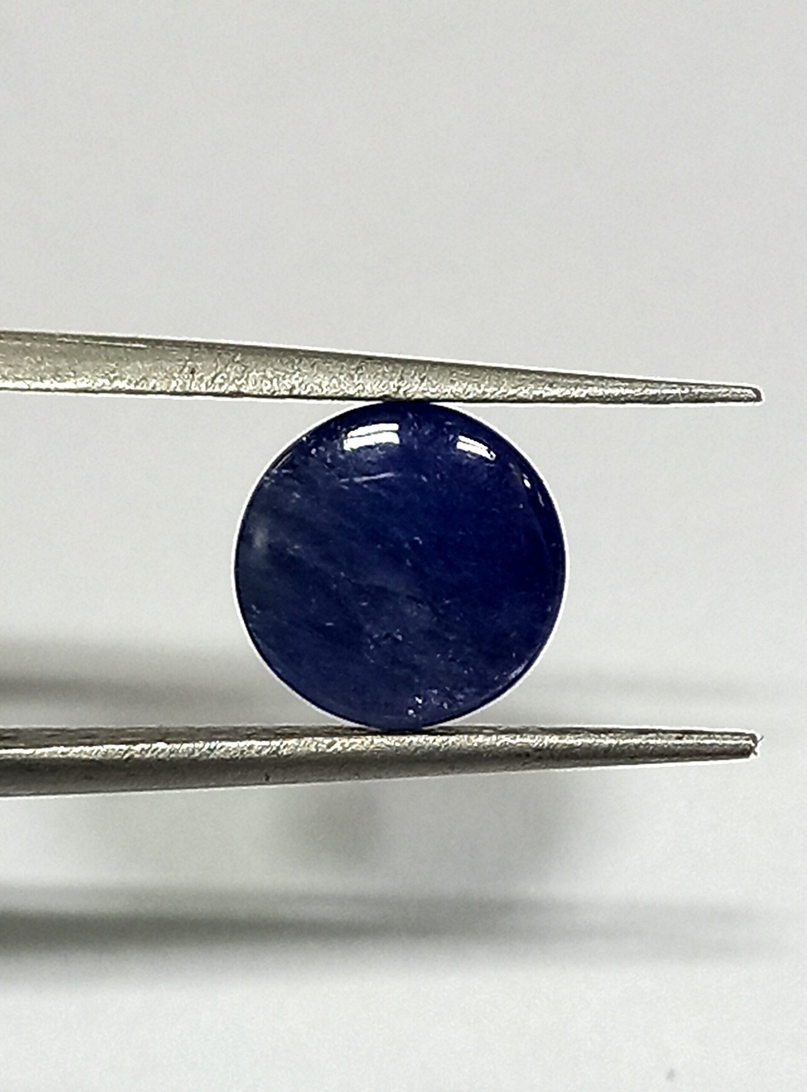 2.51 Cts Burmese Blue Sapphire Cabochon Round Gemstone 7.9*7.8 MM BS106 - Image 8