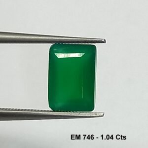 1.04 Cts Natural Zambian Emerald Gemstone Emerald Cut