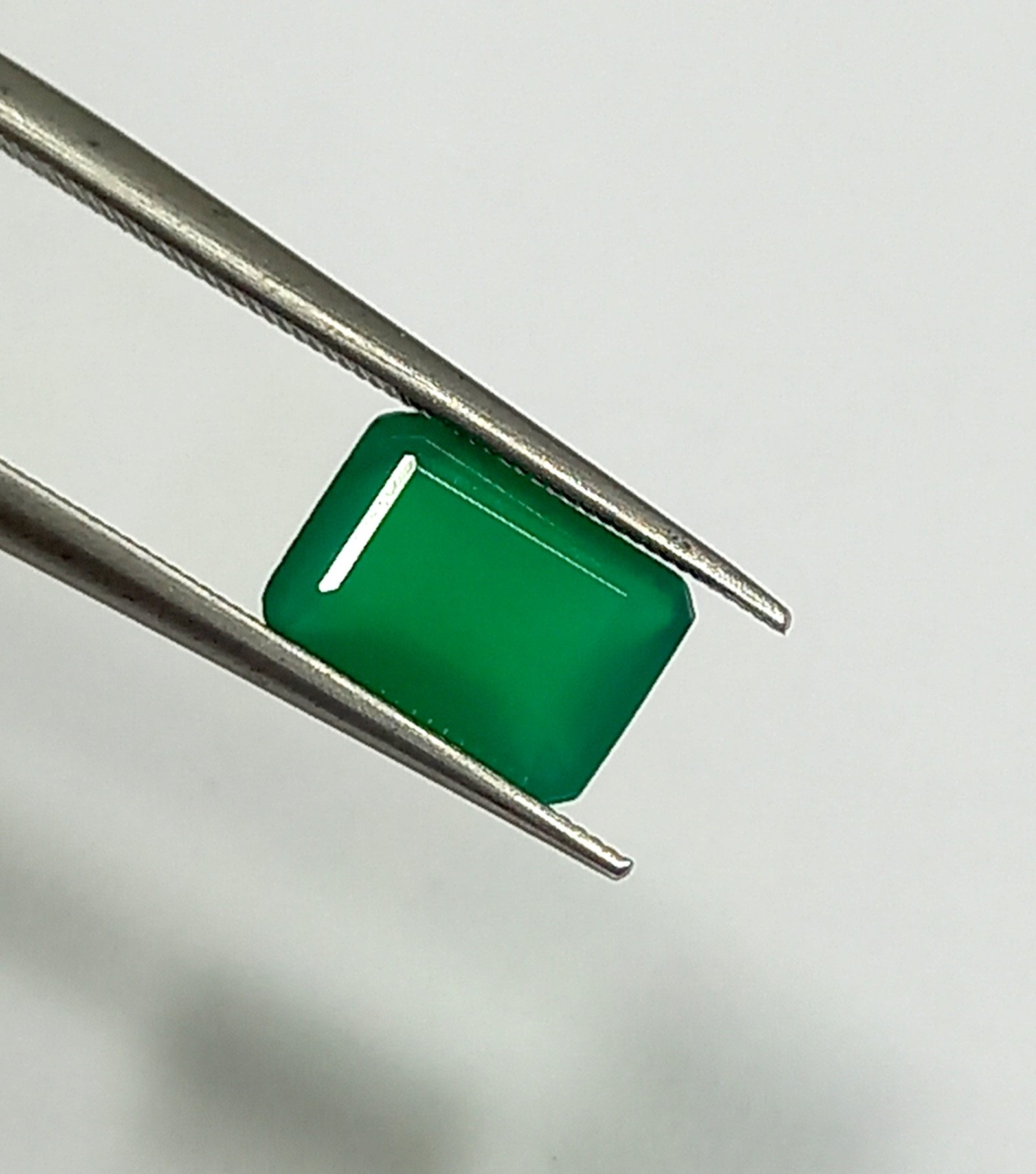 0.95 Cts Emerald Cut Natural Zambian Emerald Gemstone 7.1*5.1 MM EM751 - Image 2