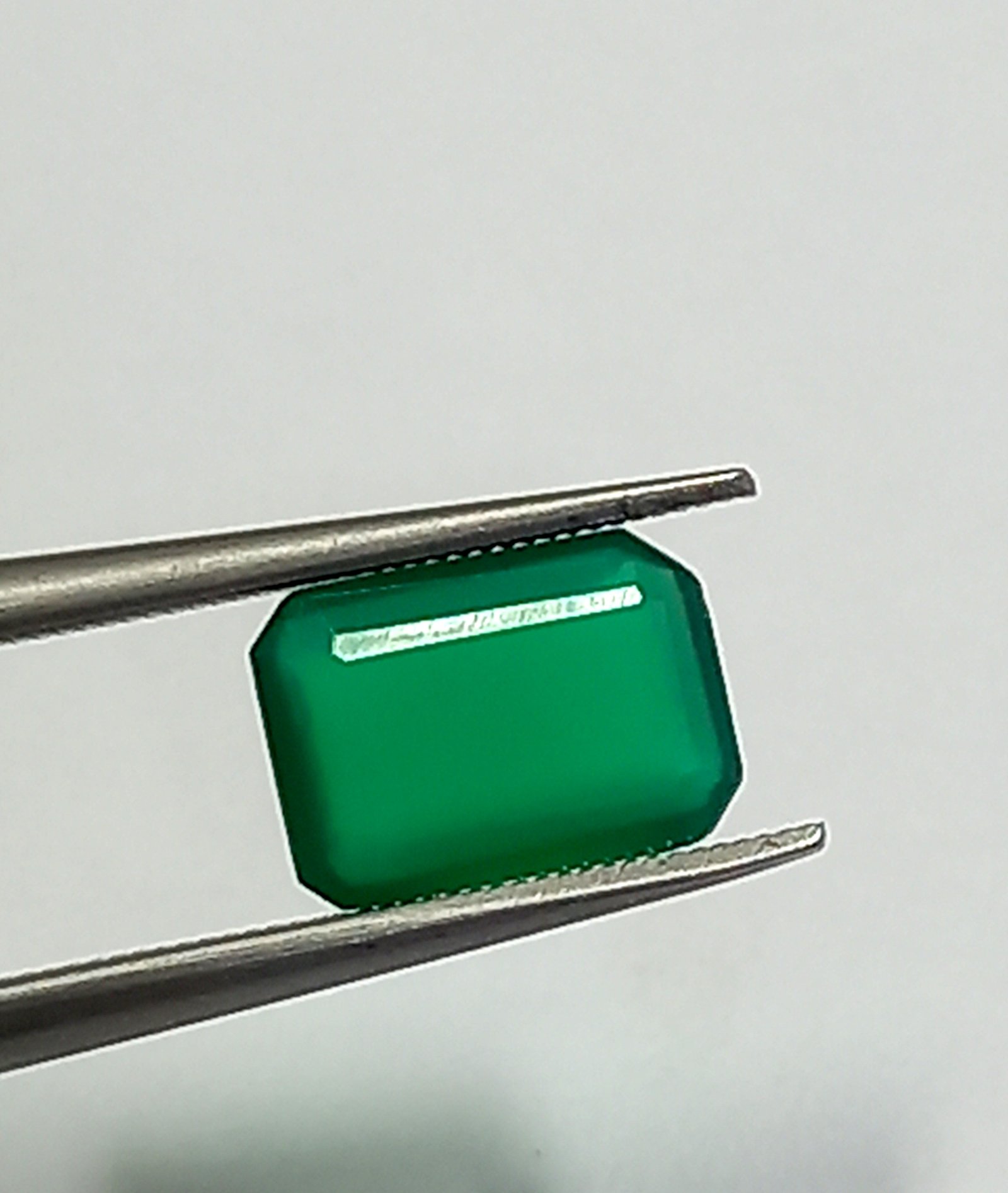 0.75 Cts Natural Zambian Emerald Gemstone Emerald Cut 7.1*5.1 MM EM750 - Image 2