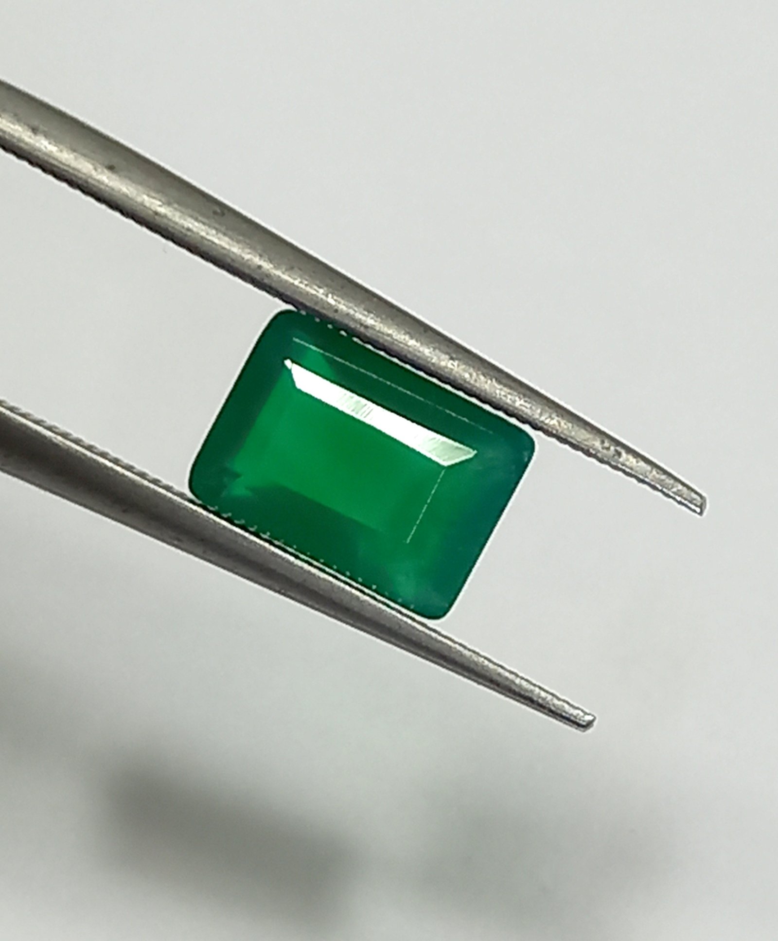 0.98 Cts Natural Zambian Emerald Gemstone Emerald Cut 7.0*5.1 MM EM748 - Image 3
