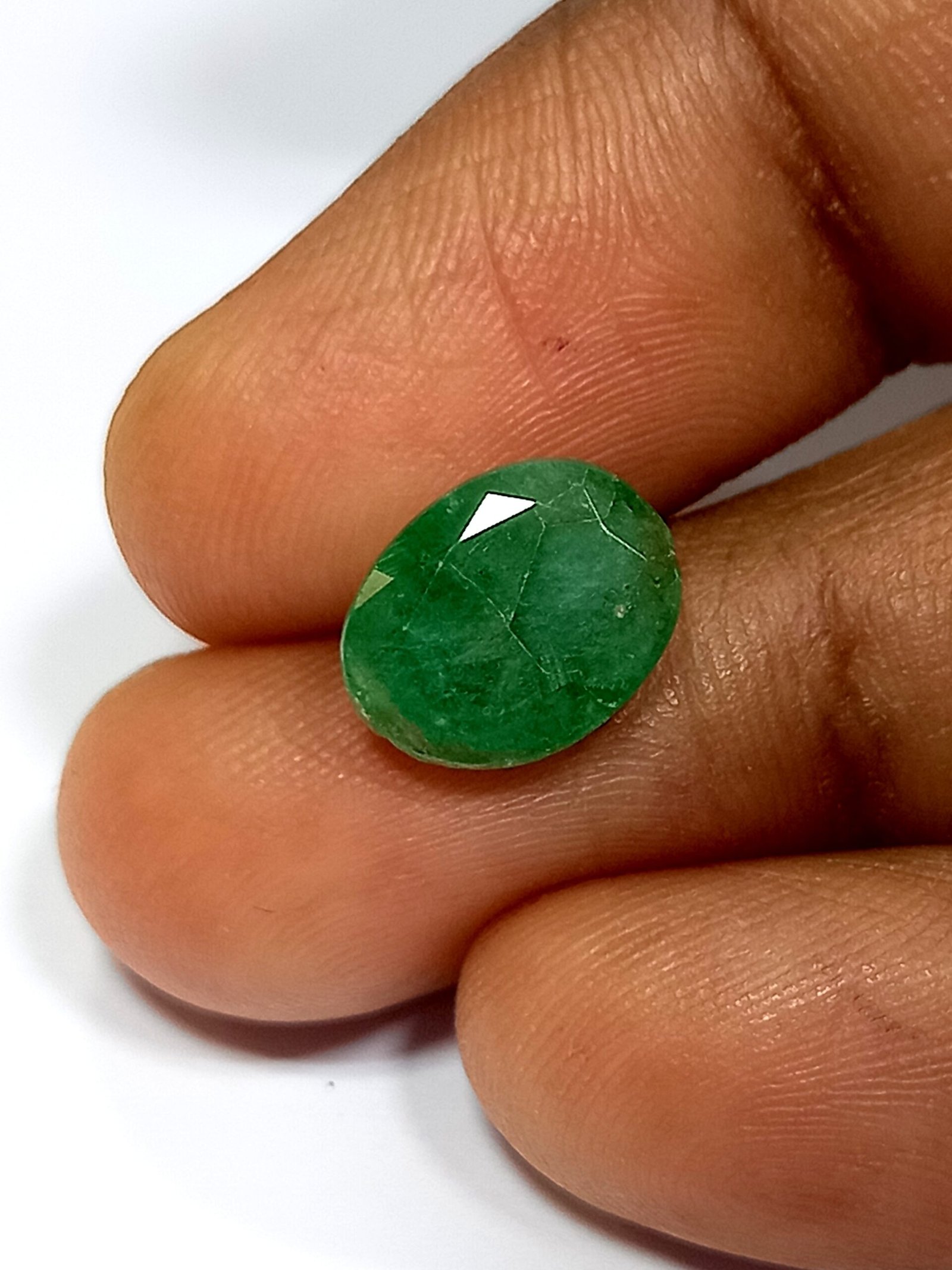 2.51 Cts Natural Zambian Emerald Gemstone Oval Cut 10.38*7.97 MM EM554 - Image 4