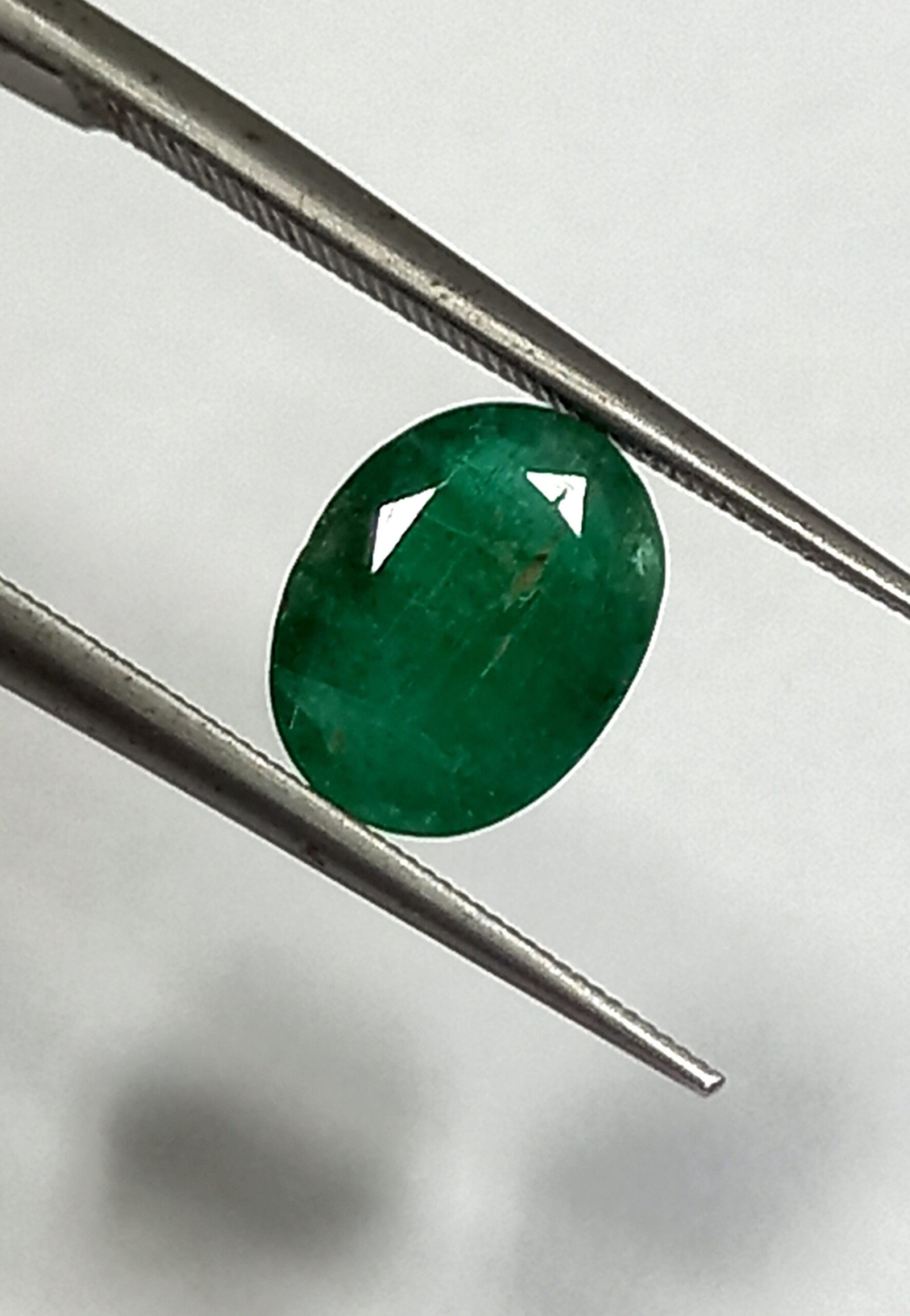 1.08 Cts Natural Brazil Emerald Gemstone Oval Cut 8*6 MM EM507 - Image 4