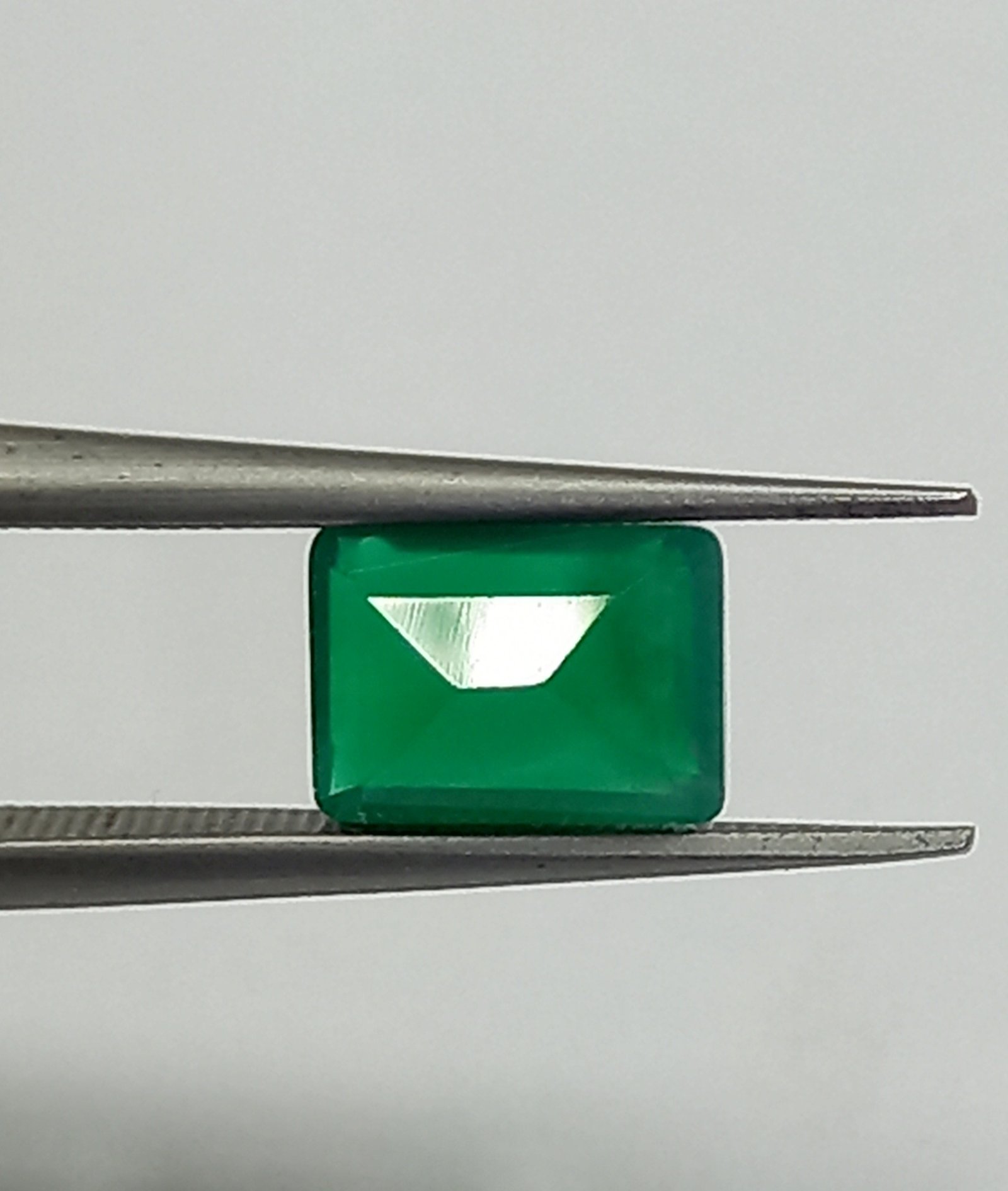 0.98 Cts Natural Zambian Emerald Gemstone Emerald Cut 7.0*5.1 MM EM748 - Image 4