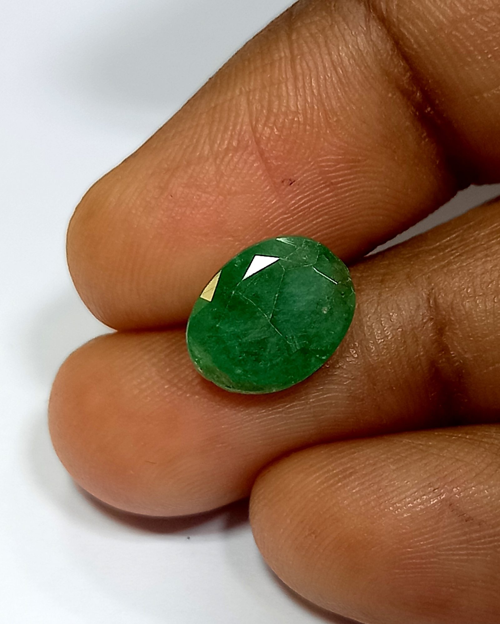 2.51 Cts Natural Zambian Emerald Gemstone Oval Cut 10.38*7.97 MM EM554 - Image 5