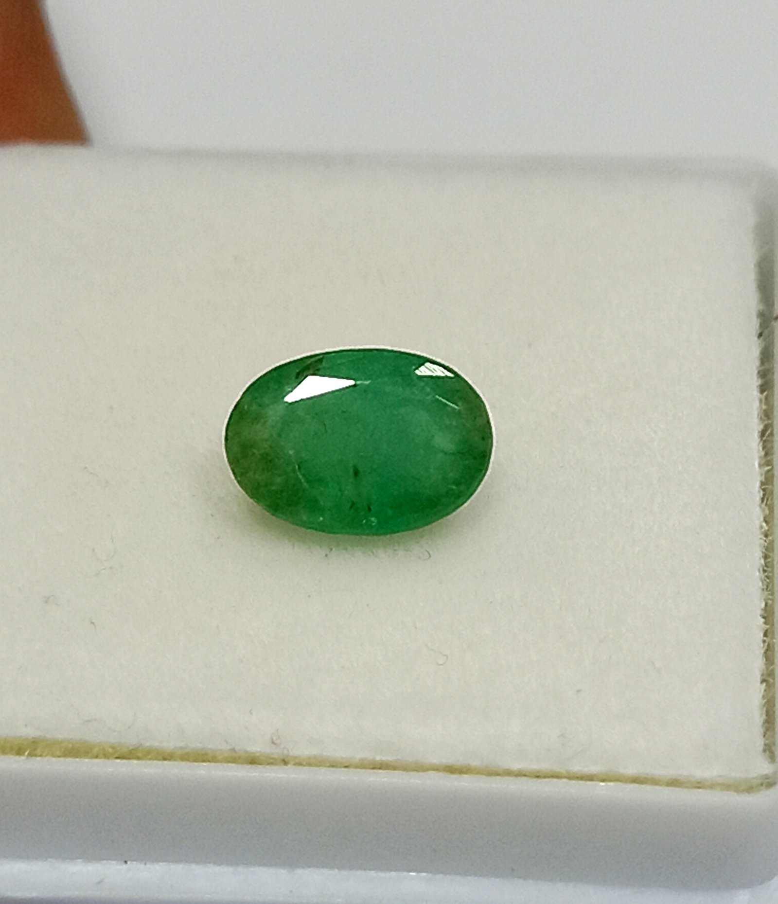 1.06 Cts Oval Cut Natural Zambian Emerald Gemstone 7.7*5.4 MM EM627 - Image 5