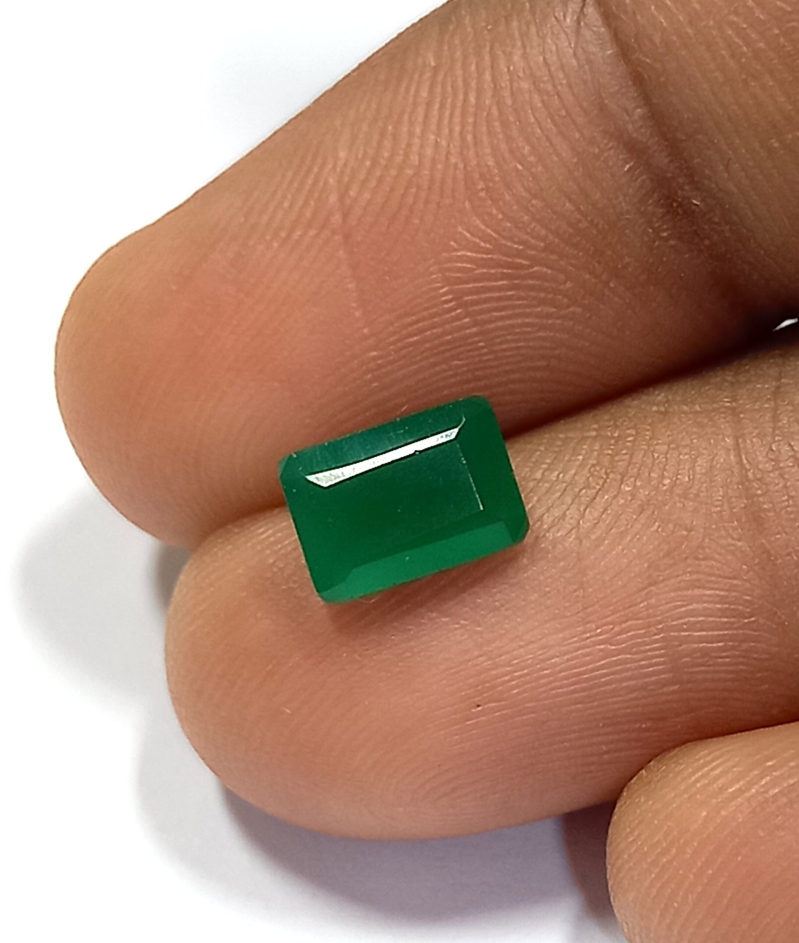 1.04 Cts Natural Zambian Emerald Gemstone Emerald Cut 7.1*5 MM EM746 - Image 5