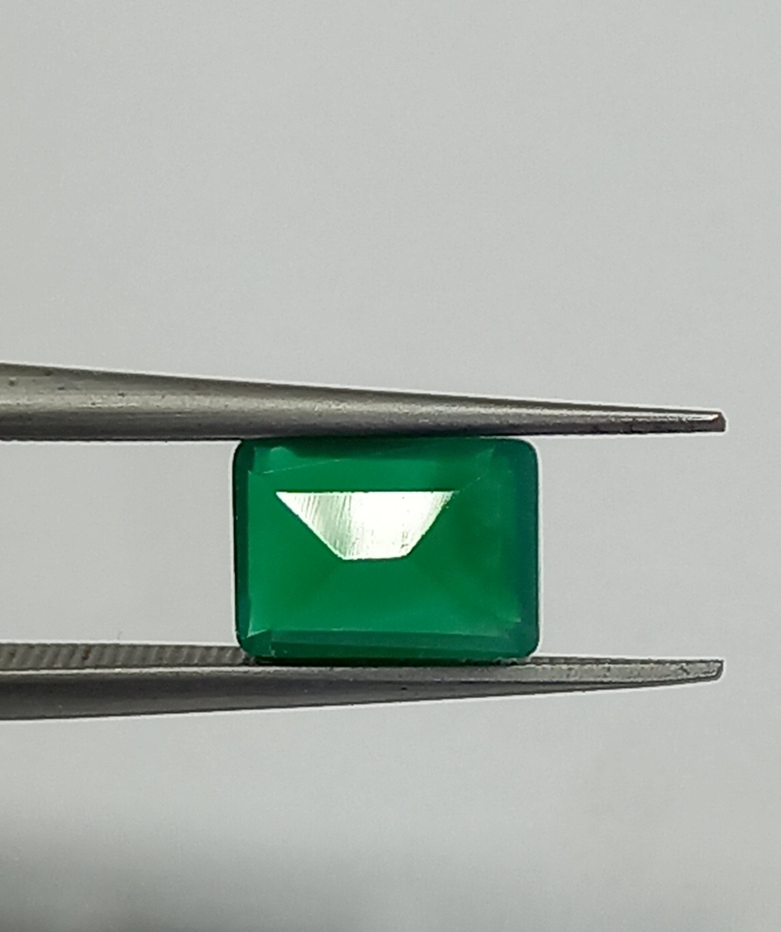 0.98 Cts Natural Zambian Emerald Gemstone Emerald Cut 7.0*5.1 MM EM748 - Image 5