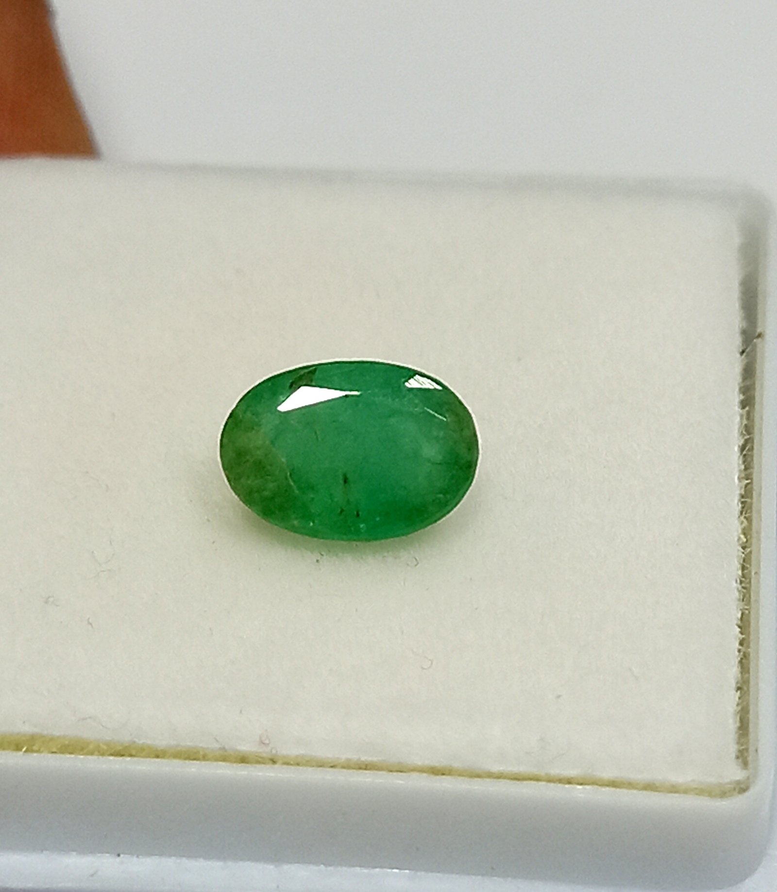 1.06 Cts Oval Cut Natural Zambian Emerald Gemstone 7.7*5.4 MM EM627 - Image 6
