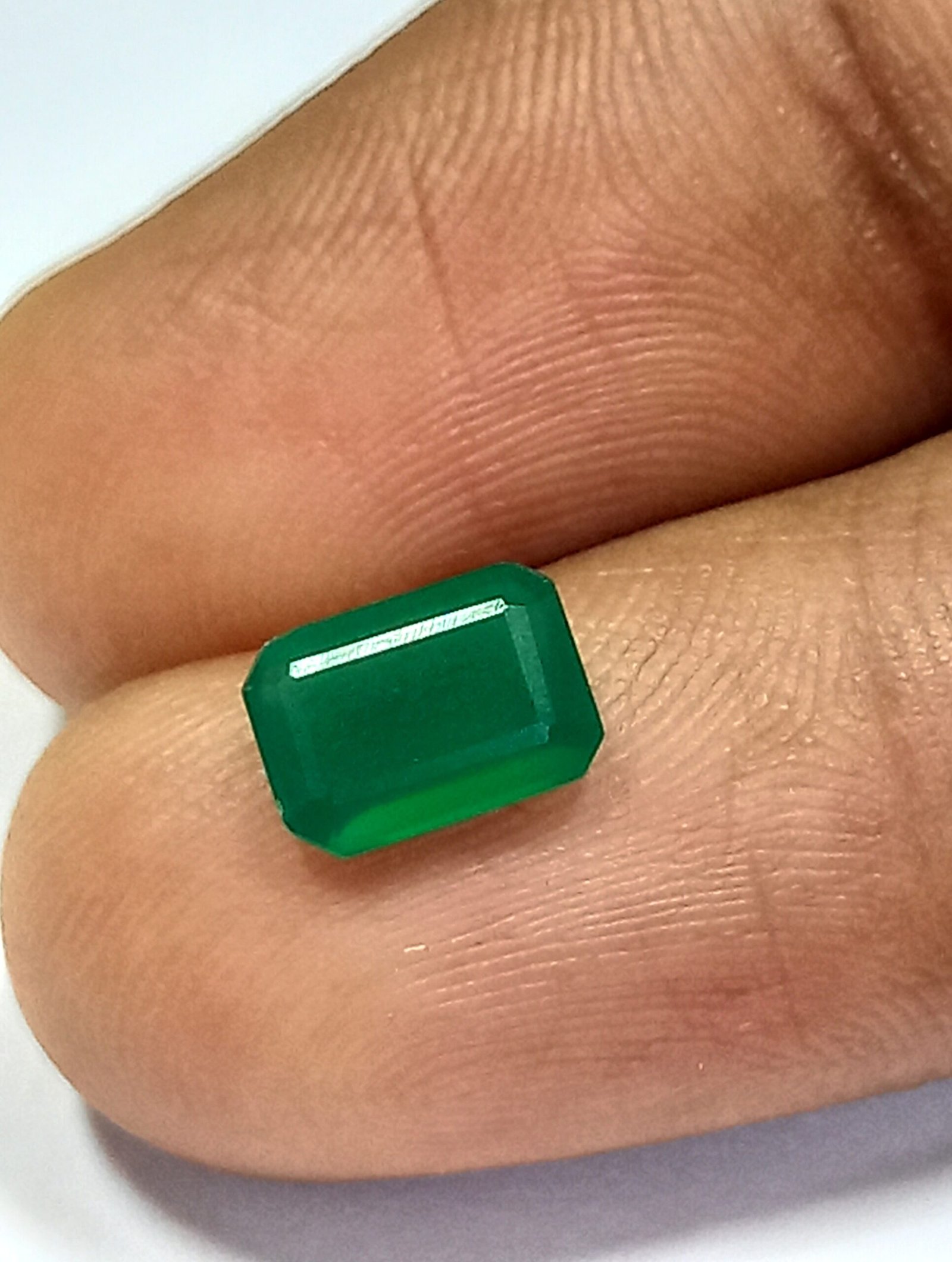 0.75 Cts Natural Zambian Emerald Gemstone Emerald Cut 7.1*5.1 MM EM750 - Image 6