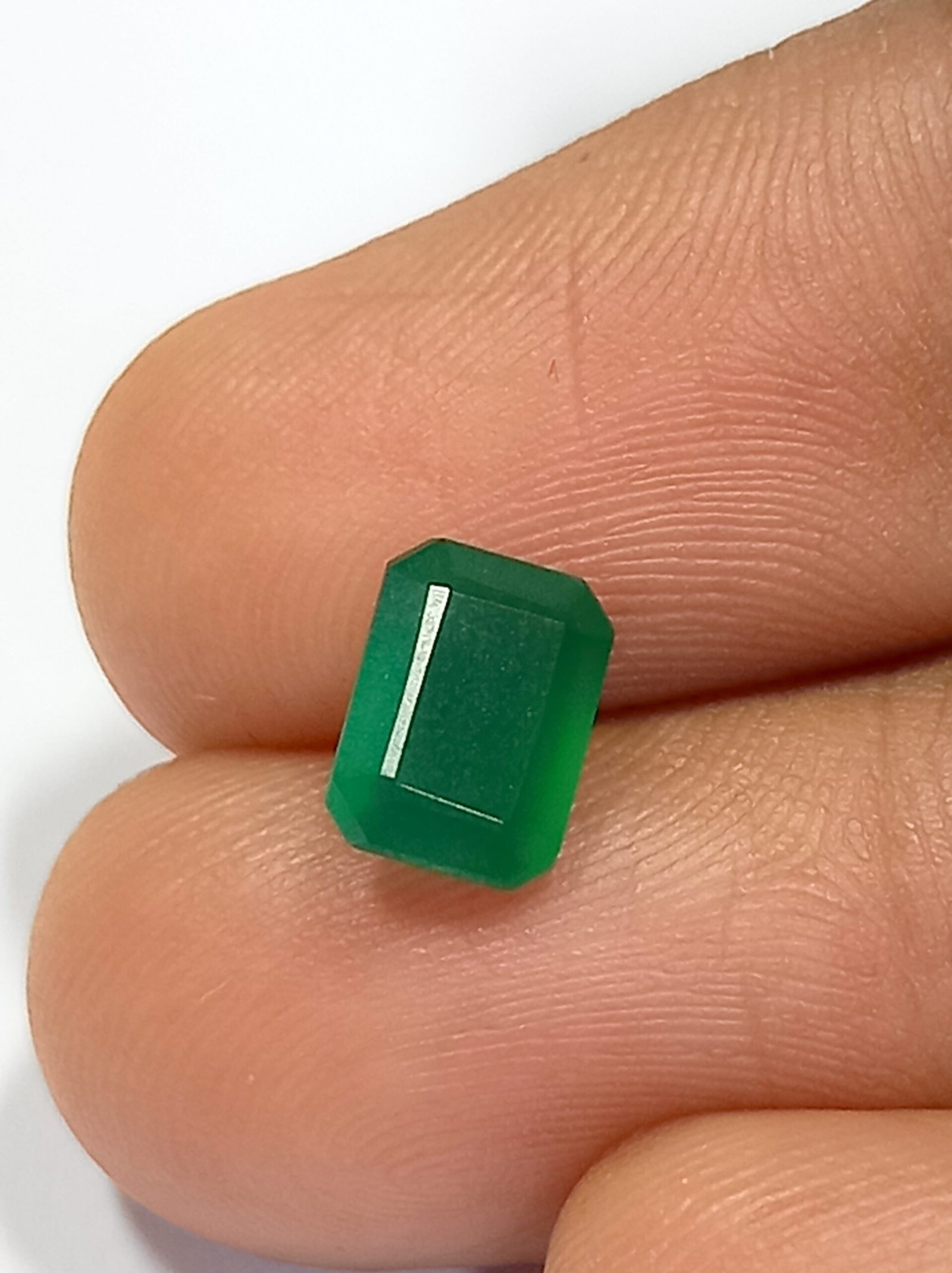 1.05 Cts Emerald Cut Natural Zambian Emerald Gemstone 7.1*5.2 MM EM749 - Image 7