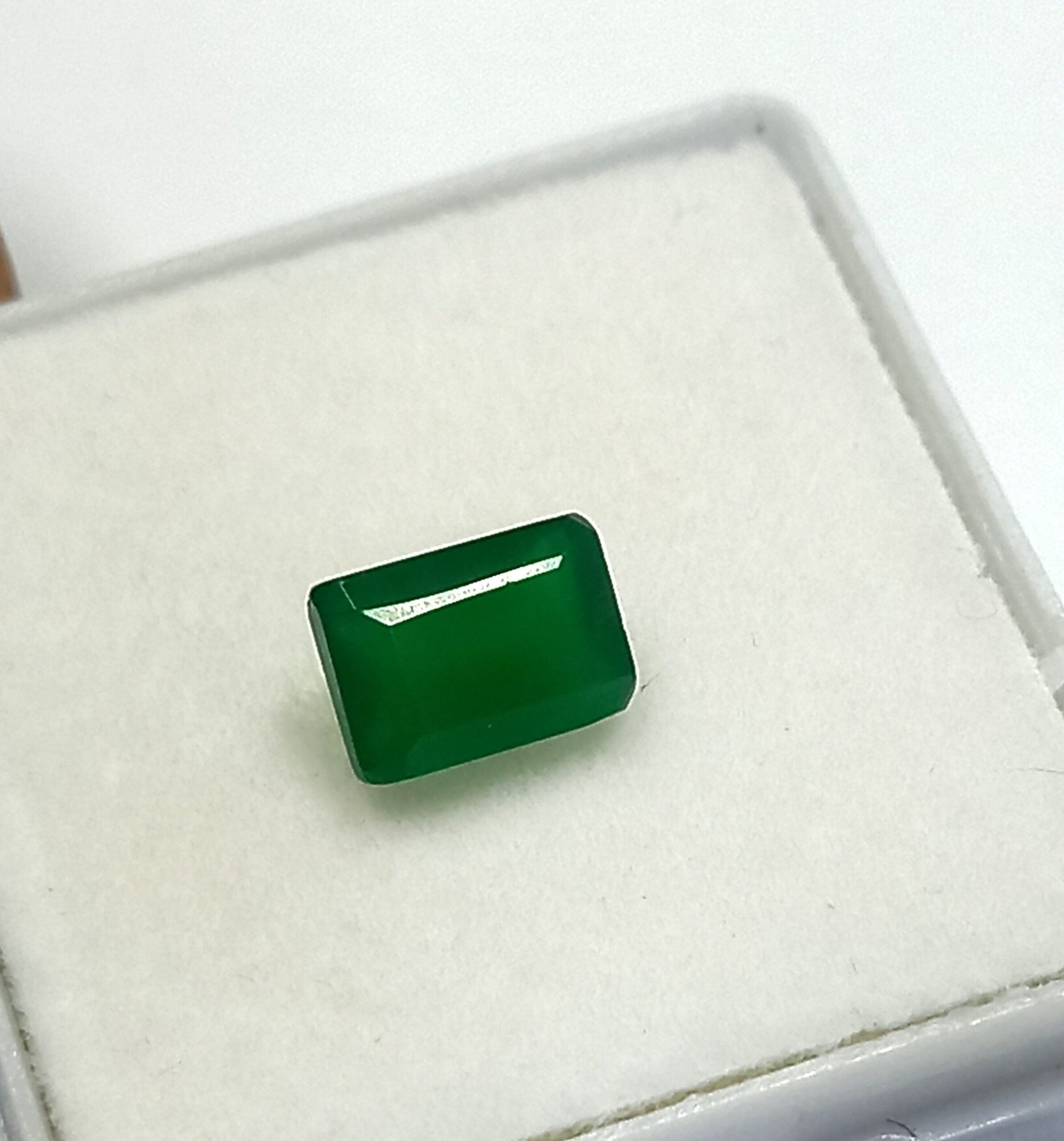 1.04 Cts Natural Zambian Emerald Gemstone Emerald Cut 7.1*5 MM EM746 - Image 7