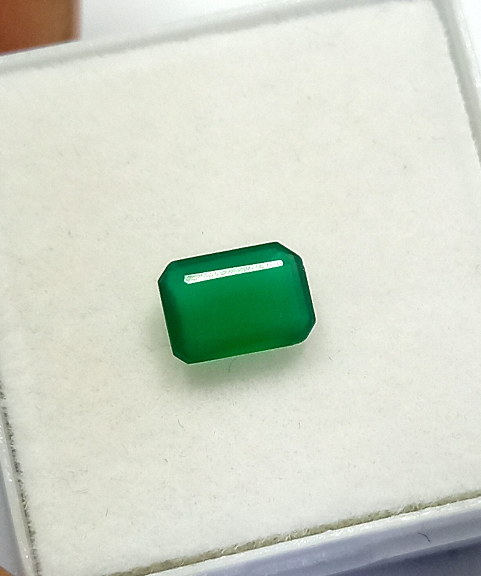 0.75 Cts Natural Zambian Emerald Gemstone Emerald Cut 7.1*5.1 MM EM750 - Image 7