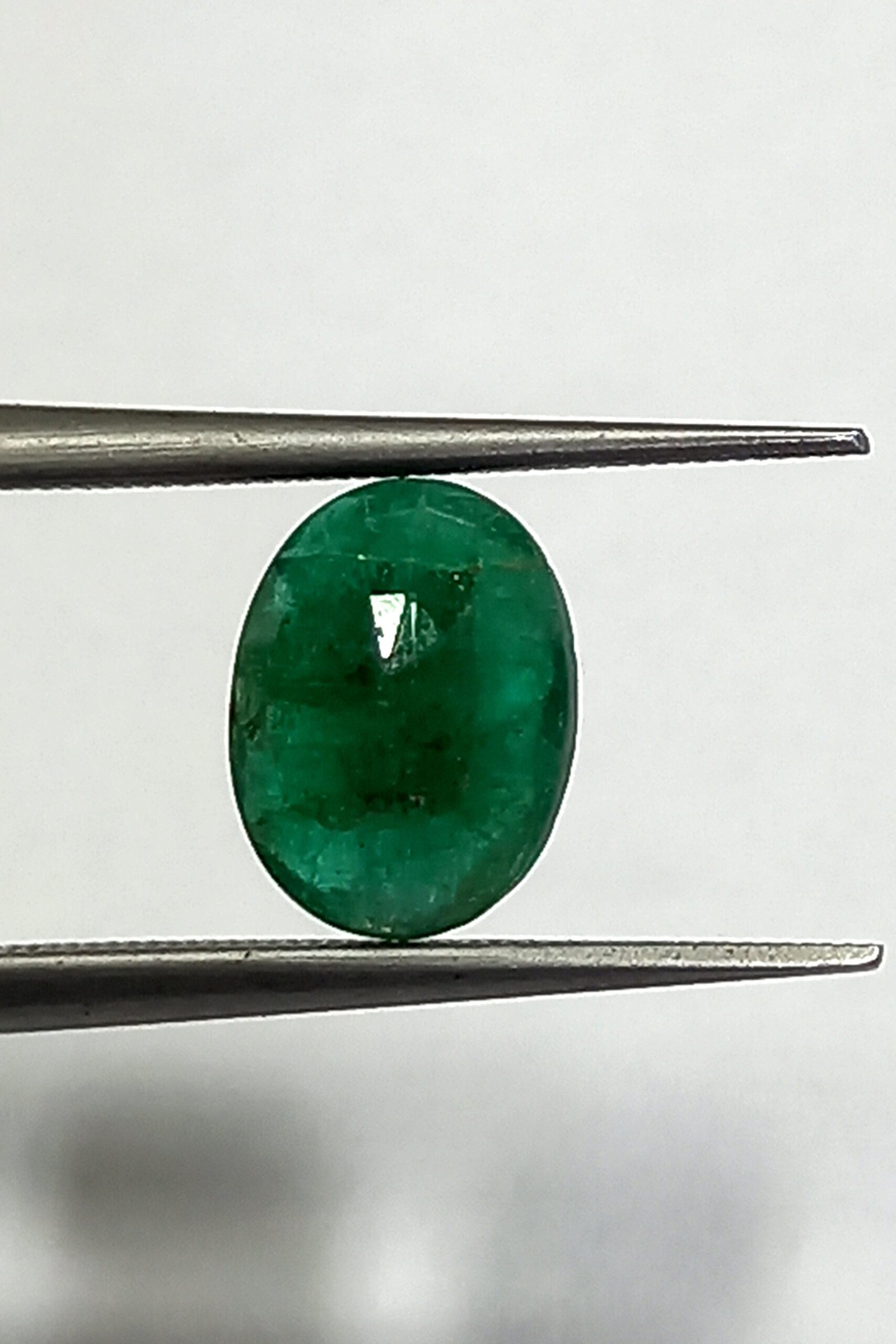 1.08 Cts Natural Brazil Emerald Gemstone Oval Cut 8*6 MM EM507 - Image 8