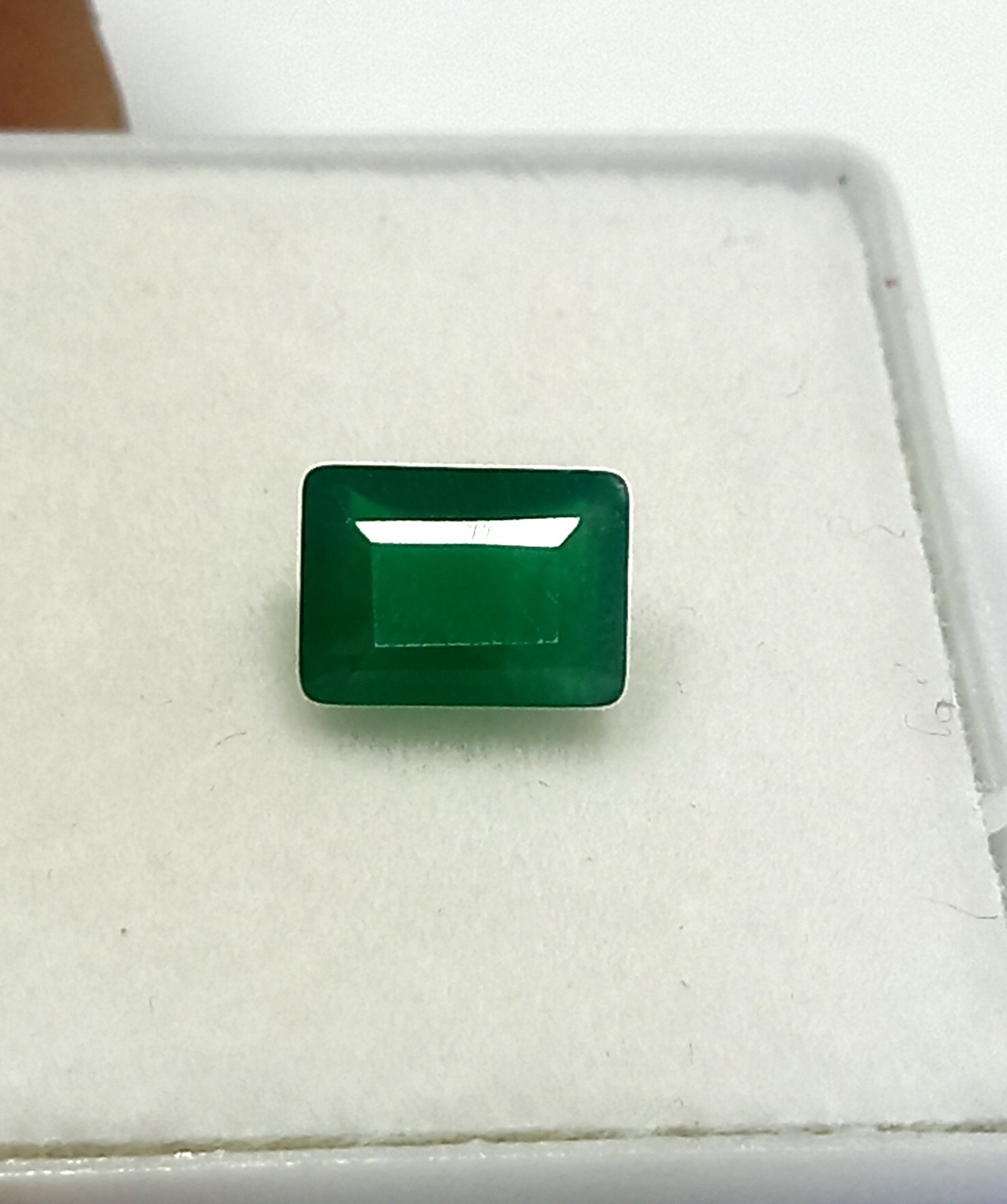 0.98 Cts Natural Zambian Emerald Gemstone Emerald Cut 7.0*5.1 MM EM748 - Image 8