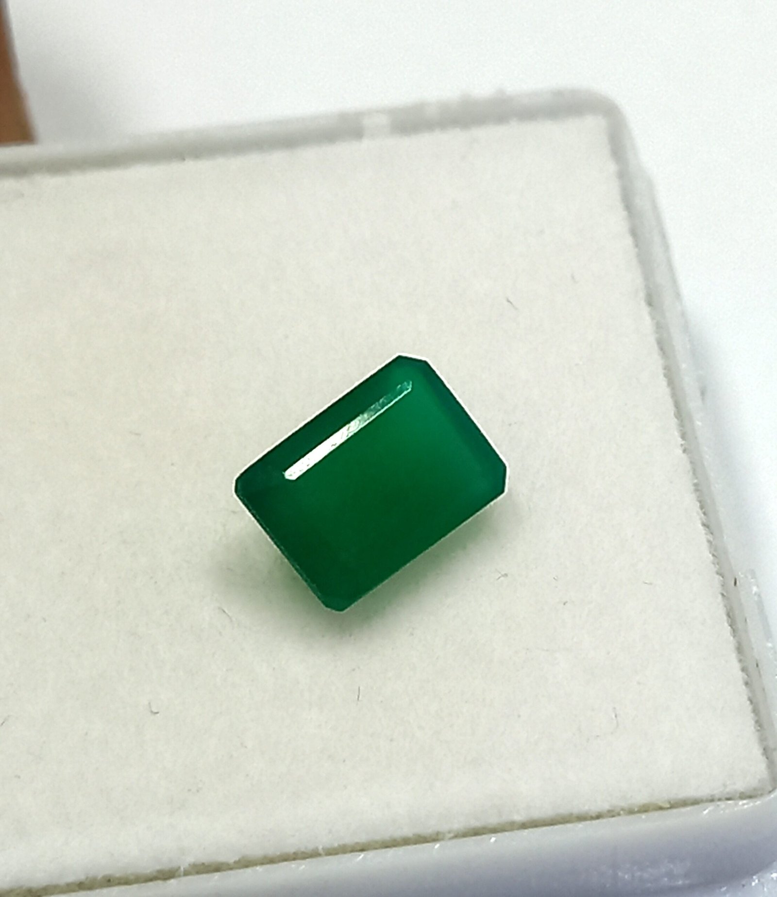 0.95 Cts Emerald Cut Natural Zambian Emerald Gemstone 7.1*5.1 MM EM751 - Image 8