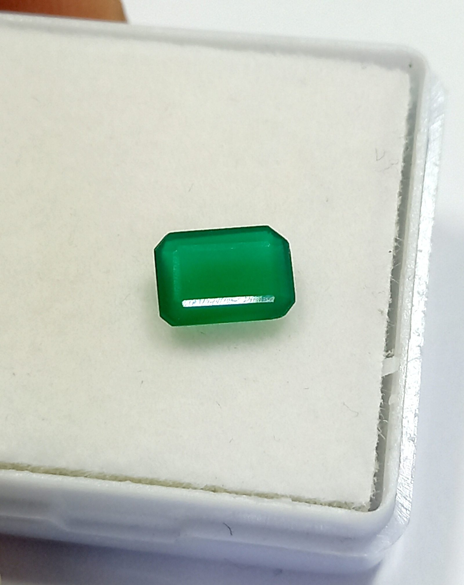 0.75 Cts Natural Zambian Emerald Gemstone Emerald Cut 7.1*5.1 MM EM750 - Image 8