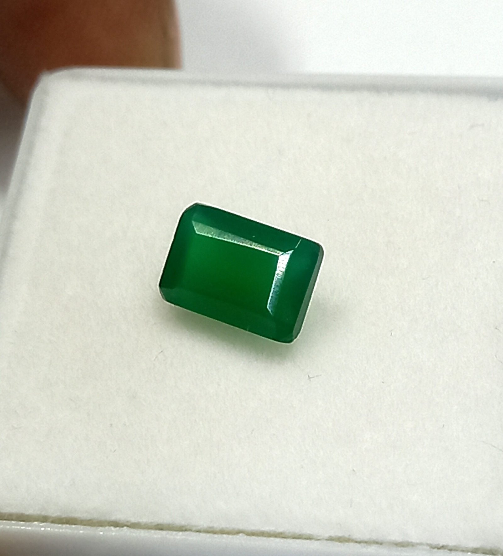 1.04 Cts Natural Zambian Emerald Gemstone Emerald Cut 7.1*5 MM EM746 - Image 9