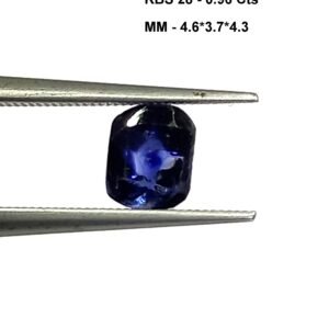 0.96 Cts Natural Kashmir Blue Sapphire Oval Cut 4.6*3.7 MM KBS28