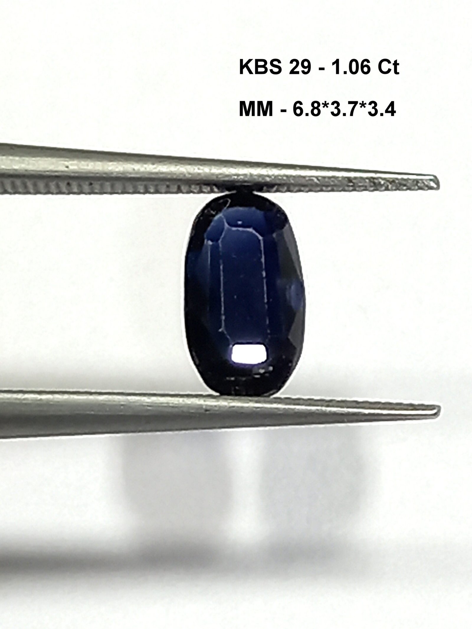 1.06 Cts Natural Kashmir Blue Sapphire Oval Cut