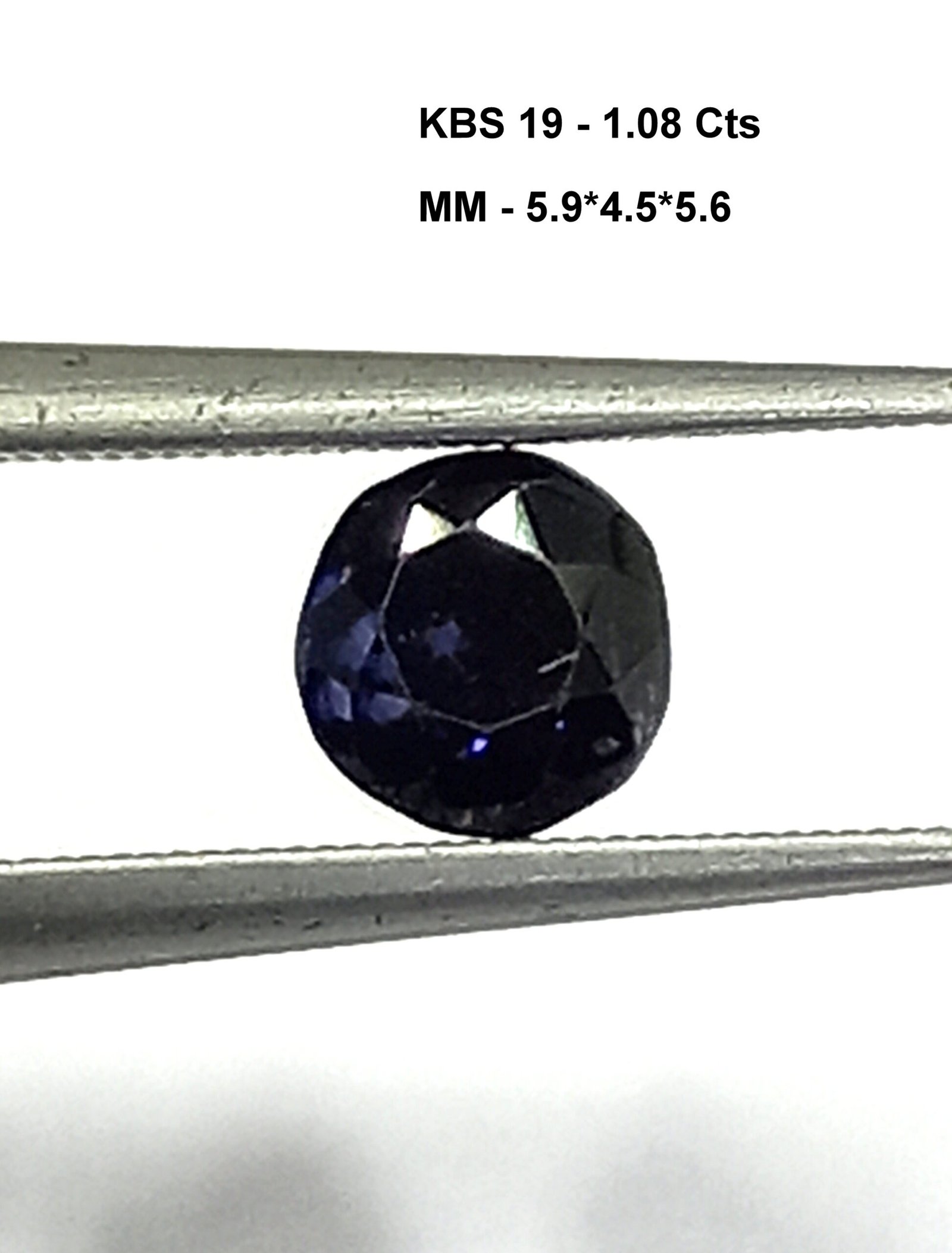 1.08 Cts Kashmir Blue Sapphire Oval Cut