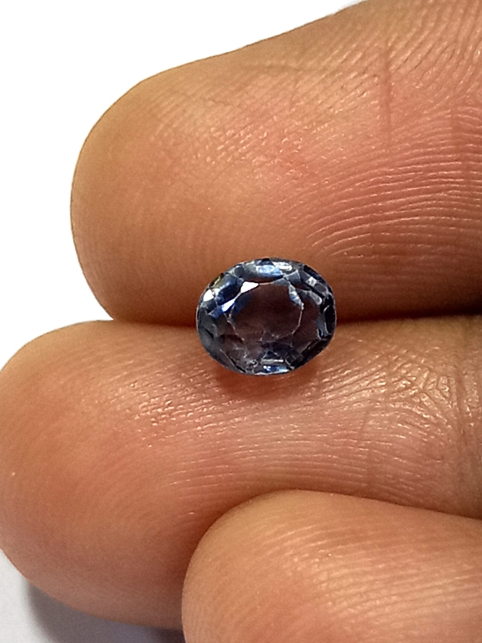 0.93 Cts Natural Kashmir Blue Sapphire Oval Cut Gemstone 5.4*4.5 MM KBS25 - Image 6