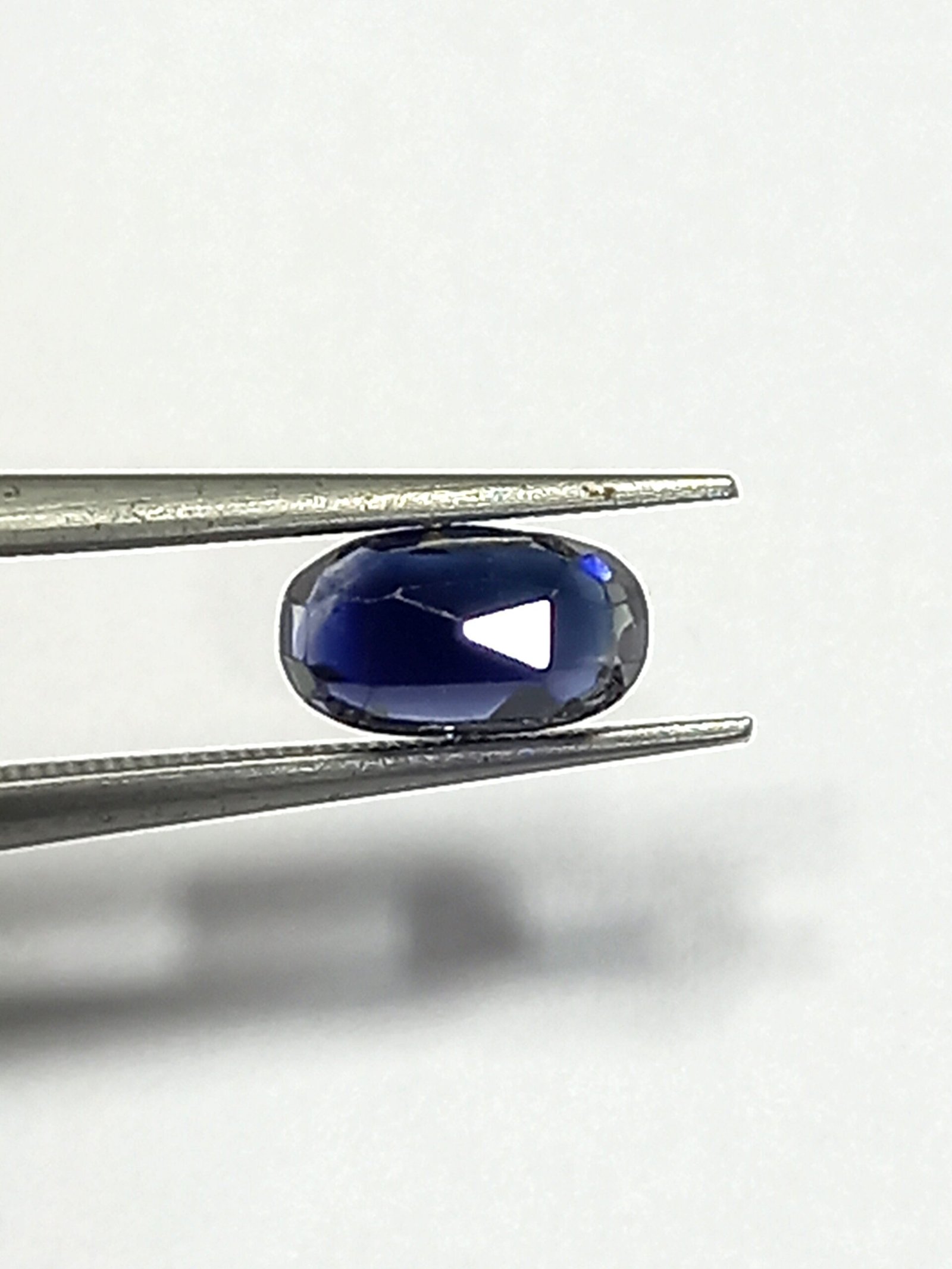 1.06 Cts Natural Kashmir Blue Sapphire Oval Cut 6.8*3.7 MM KBS29 - Image 6