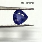0.51 Cts Kashmir Blue Sapphire Pear Cut