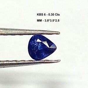 0.30 Cts Kashmir Blue Sapphire Pear Cut Gemstone