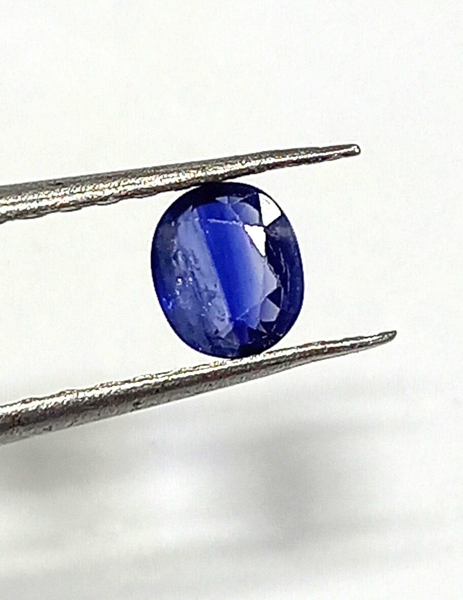 0.53 Cts Kashmir Blue Sapphire 5*4.2 MM Oval Cut Gemstone KBS7 - Image 2