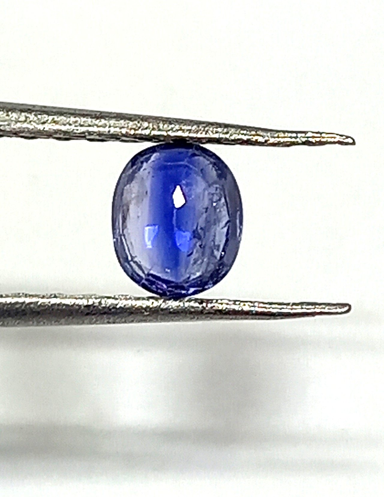 0.53 Cts Kashmir Blue Sapphire 5*4.2 MM Oval Cut Gemstone KBS7 - Image 3