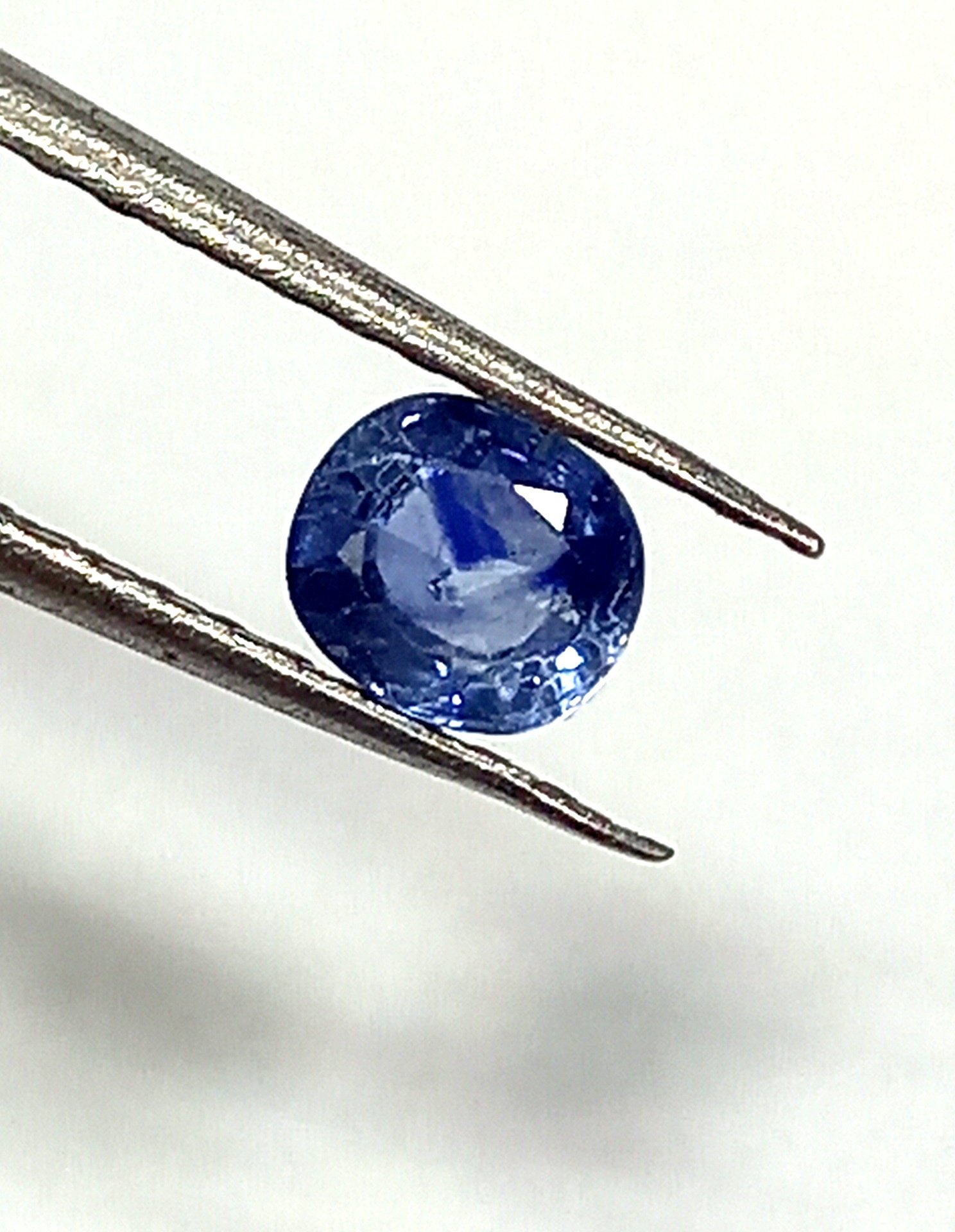 0.63 Cts Natural Kashmir Blue Sapphire Oval Cut 5*4.5 MM KBS1 - Image 5