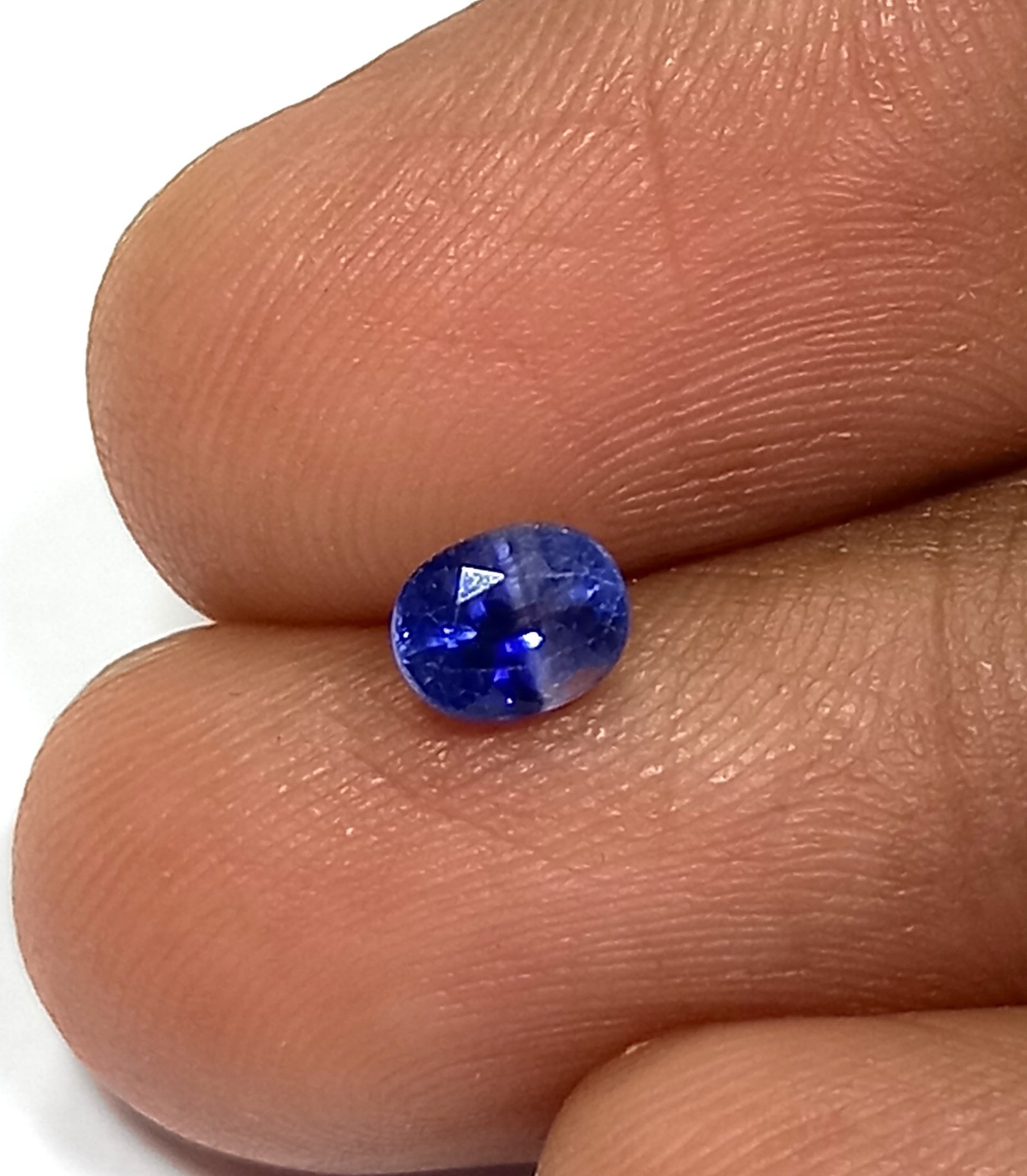 0.48 Cts Kashmir Blue Sapphire Oval Cut Gemstone 4.7*3.8 MM KBS5 - Image 7