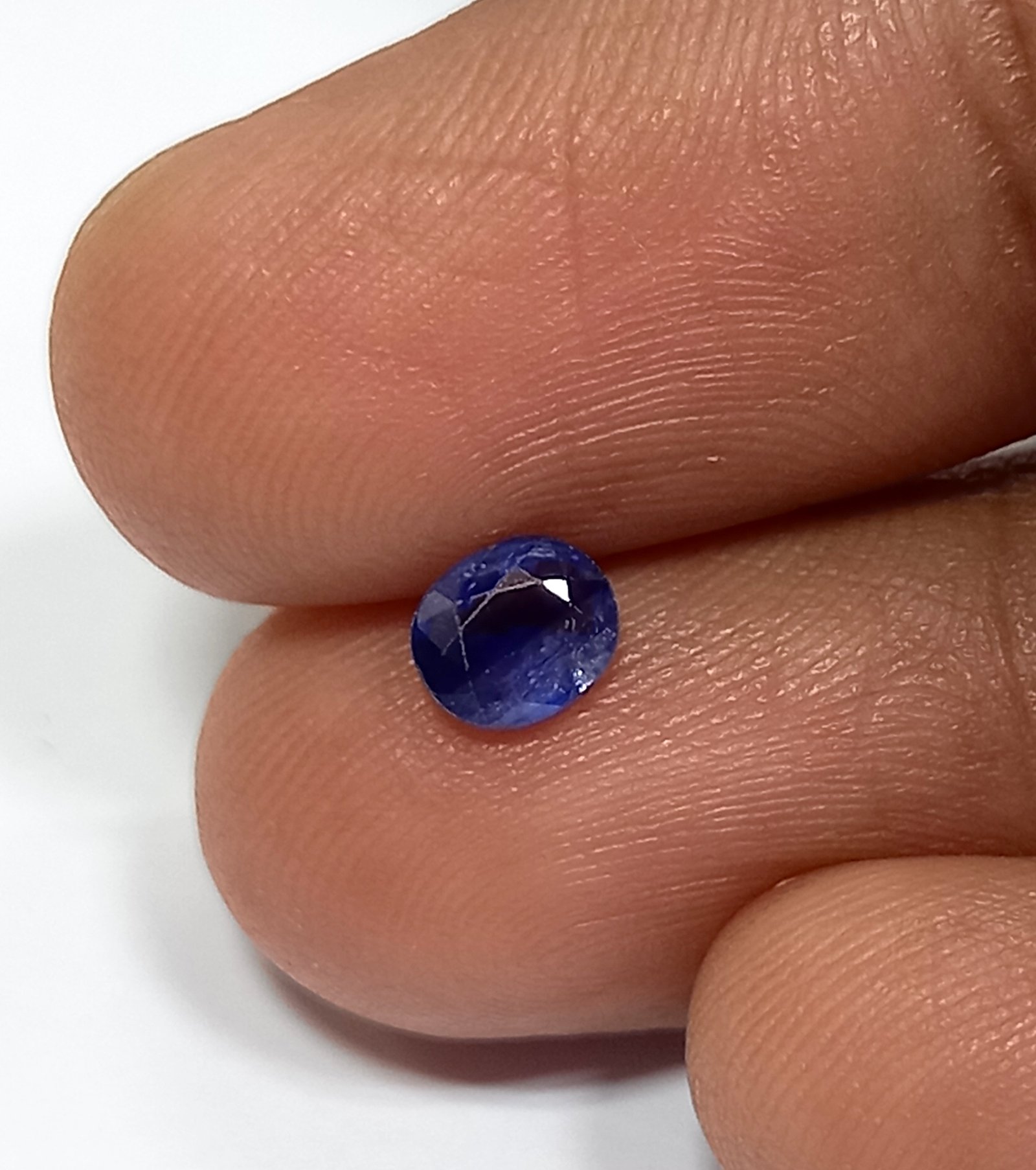 0.53 Cts Kashmir Blue Sapphire 5*4.2 MM Oval Cut Gemstone KBS7 - Image 5