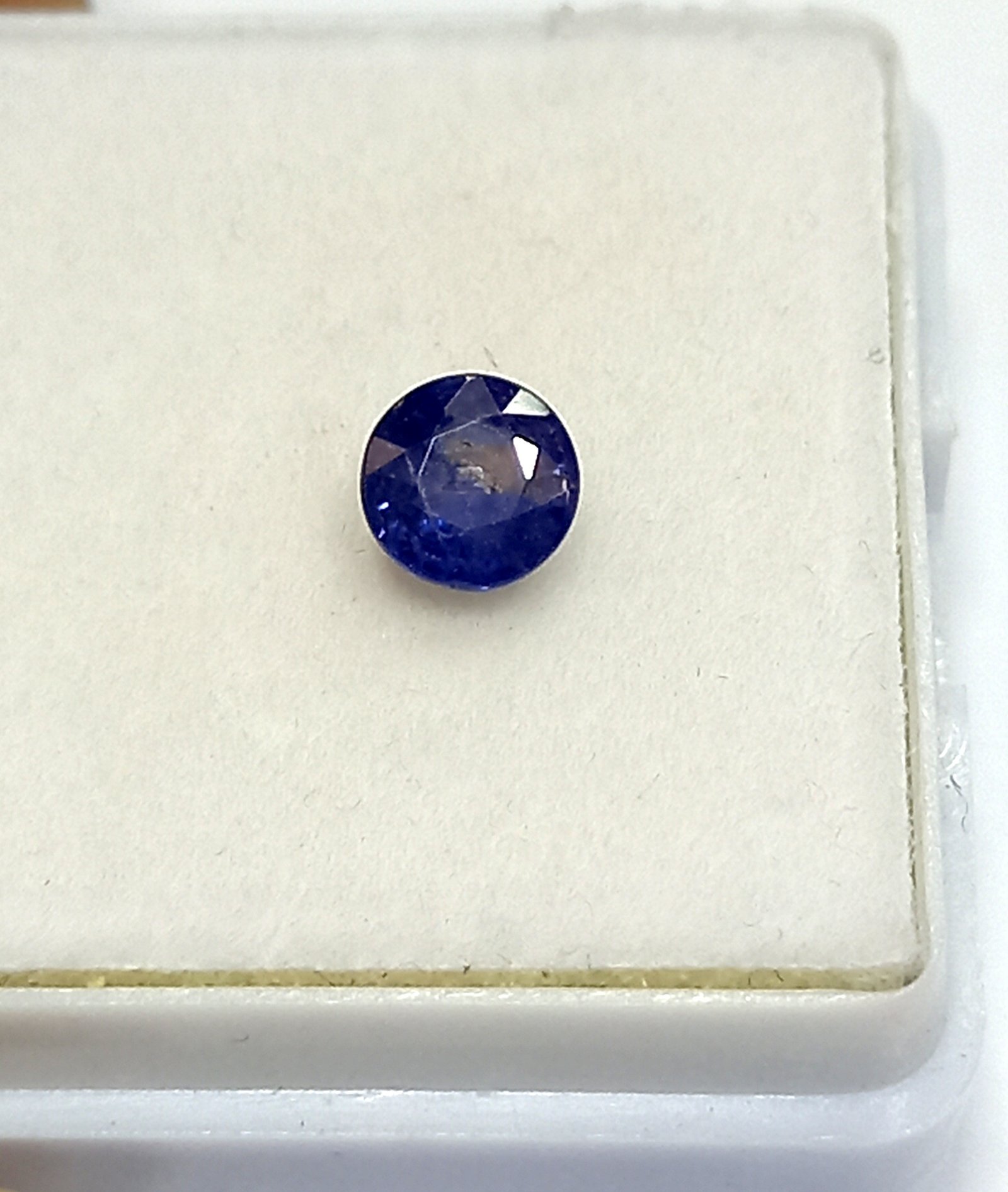 0.67 Cts Kashmir Blue Sapphire 5mm Round Cut Gemstone KBS3 - Image 3