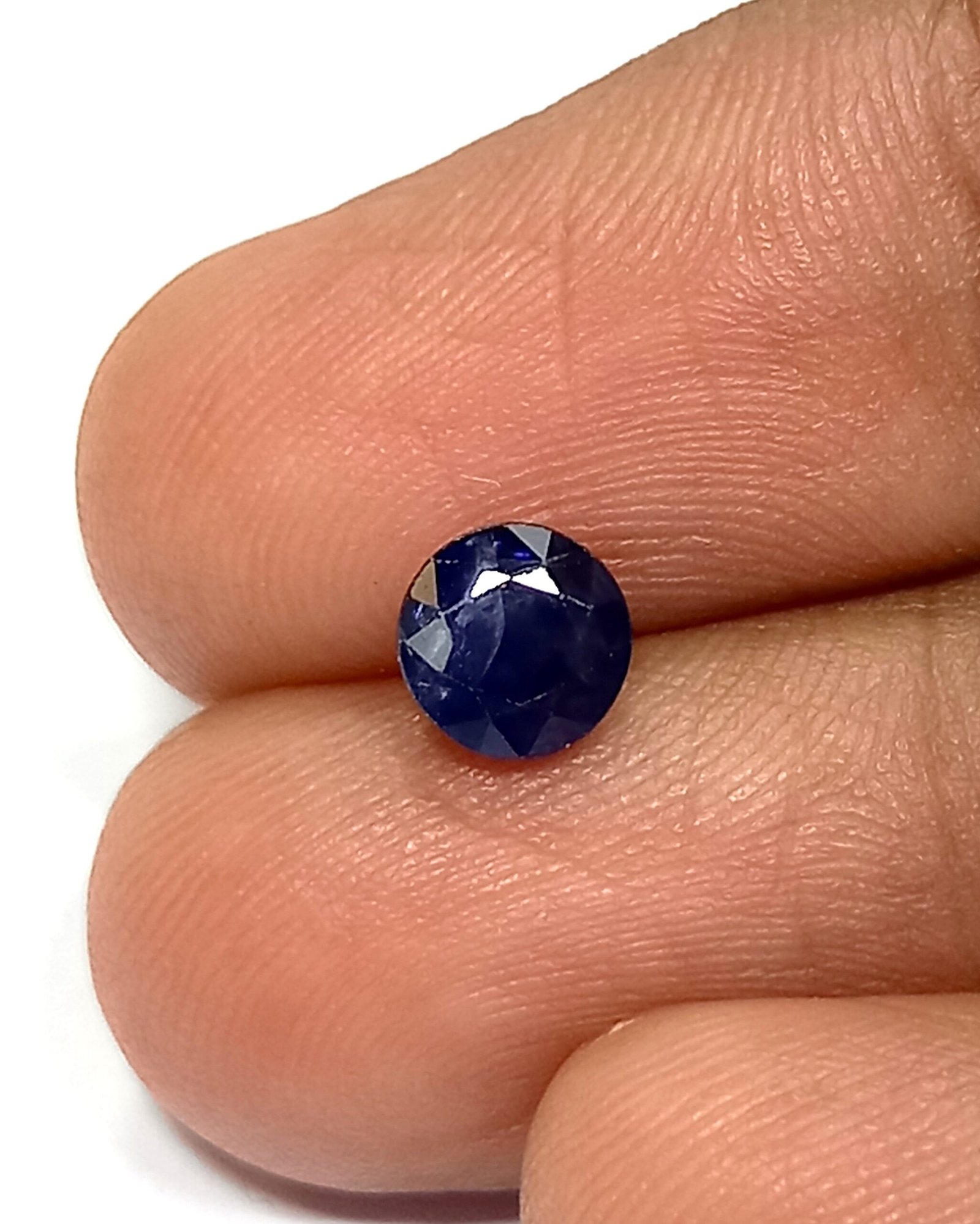 0.89 Cts Kashmir Blue Sapphire Natural Gemstone Round Cut 5.2*5.2 MM KBS4 - Image 8