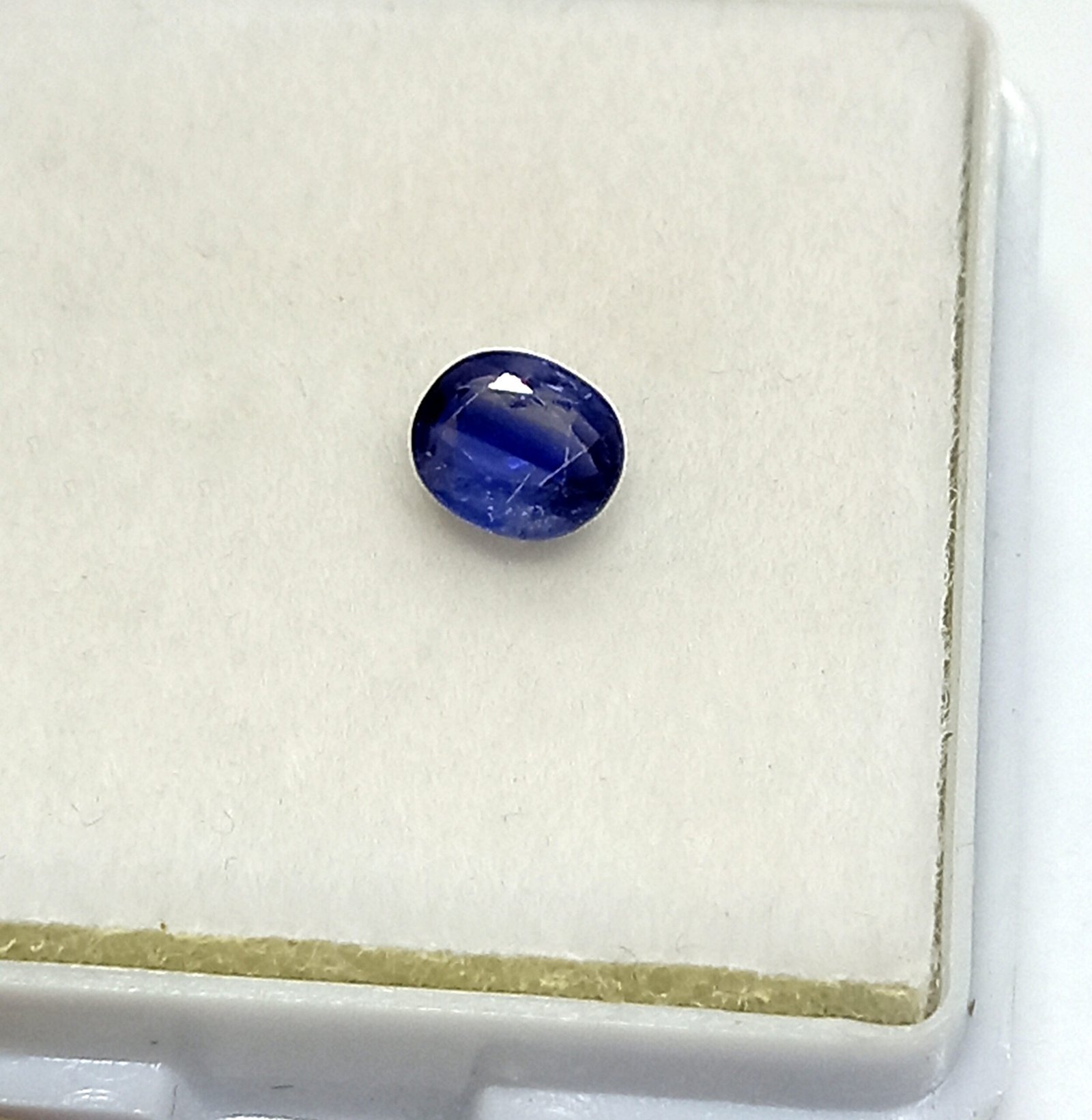 0.53 Cts Kashmir Blue Sapphire 5*4.2 MM Oval Cut Gemstone KBS7 - Image 6