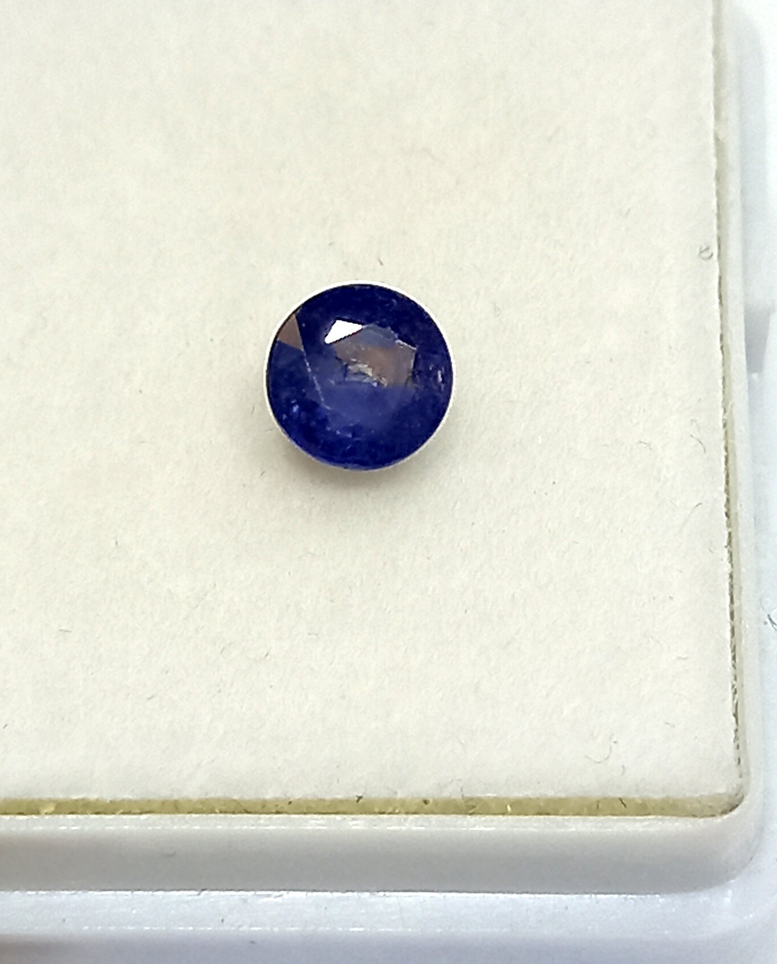 0.67 Cts Kashmir Blue Sapphire 5mm Round Cut Gemstone KBS3 - Image 2