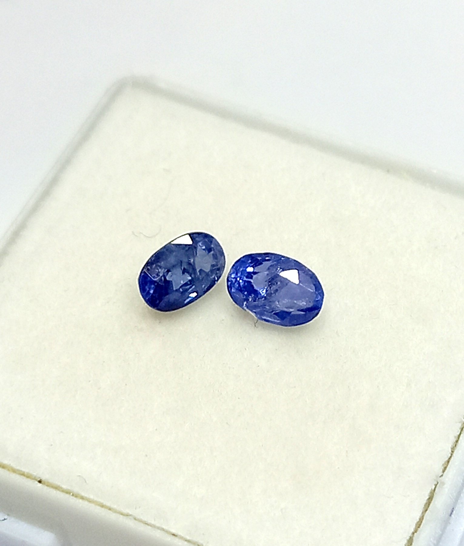 1.02 Cts Natural Kashmir Blue Sapphire Pair Oval Cut Gemstone 5.3*3.5 MM KBS33 - Image 6