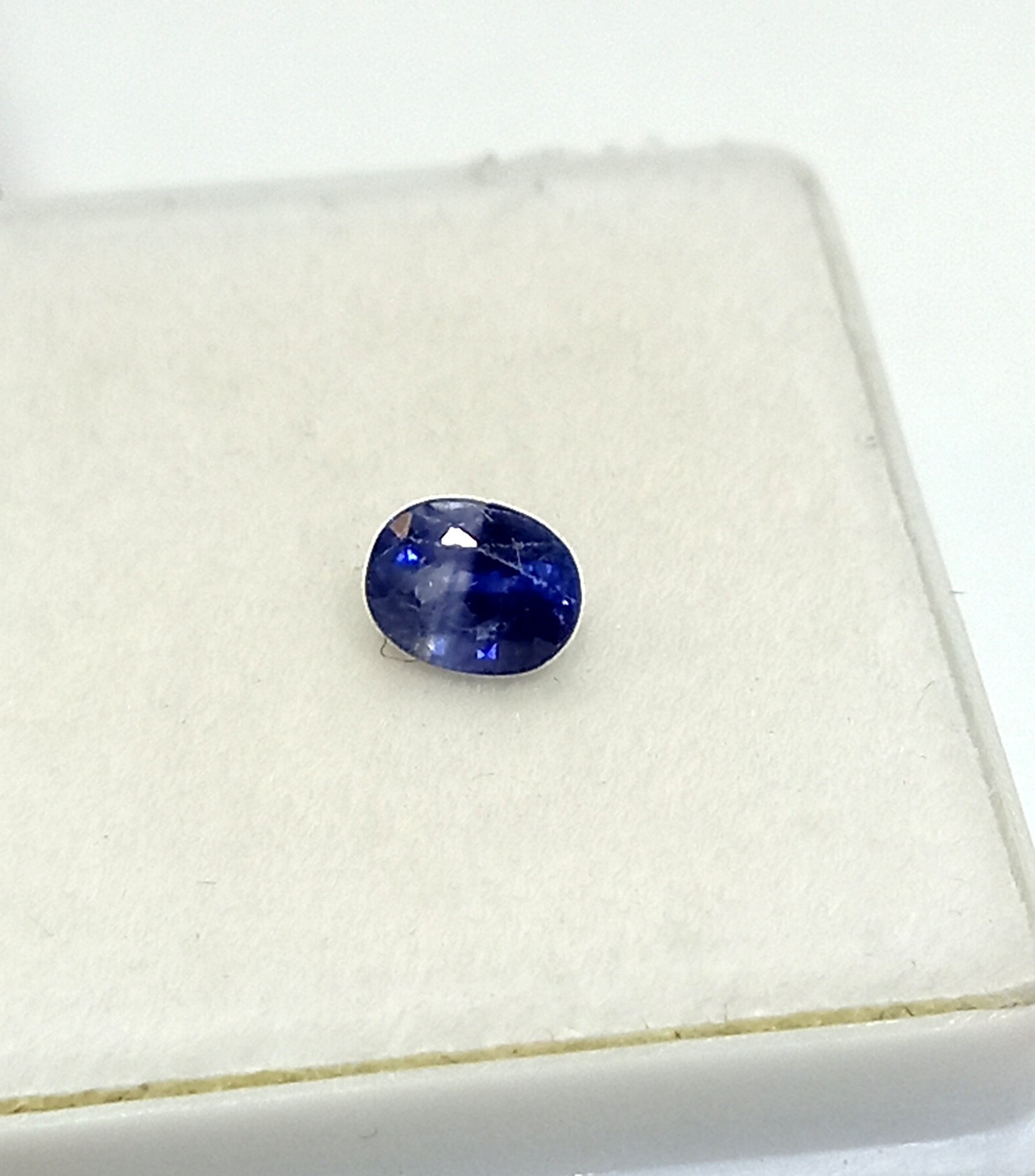 0.48 Cts Kashmir Blue Sapphire Oval Cut Gemstone 4.7*3.8 MM KBS5 - Image 8