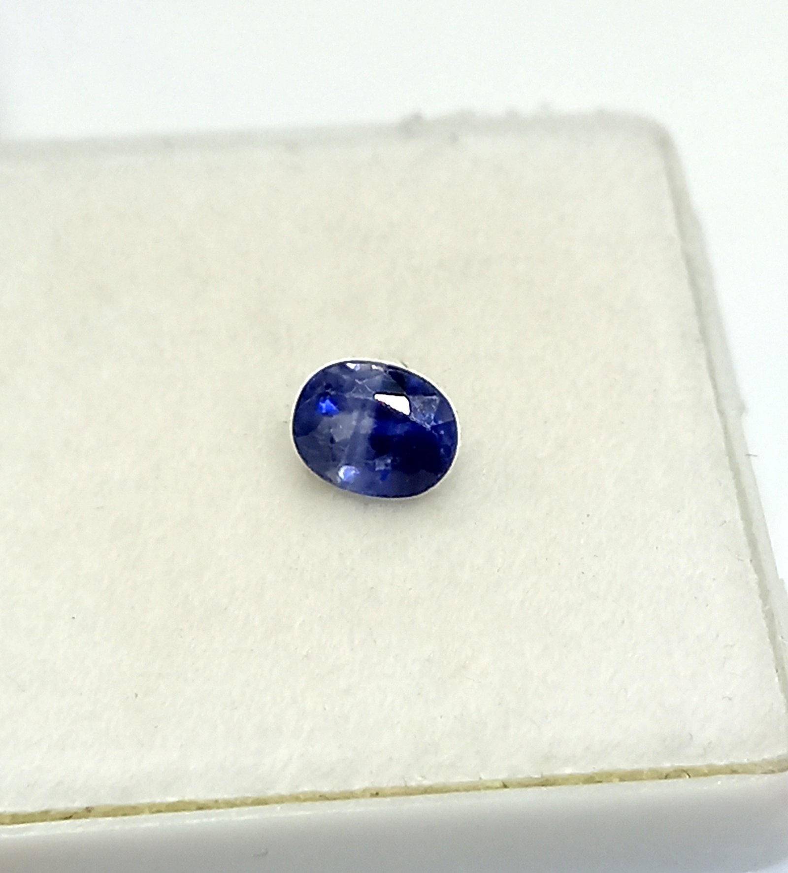 0.48 Cts Kashmir Blue Sapphire Oval Cut Gemstone 4.7*3.8 MM KBS5 - Image 2