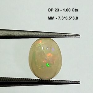 1.00 Cts Natural Australian Opal Cabochon Oval Gemstone