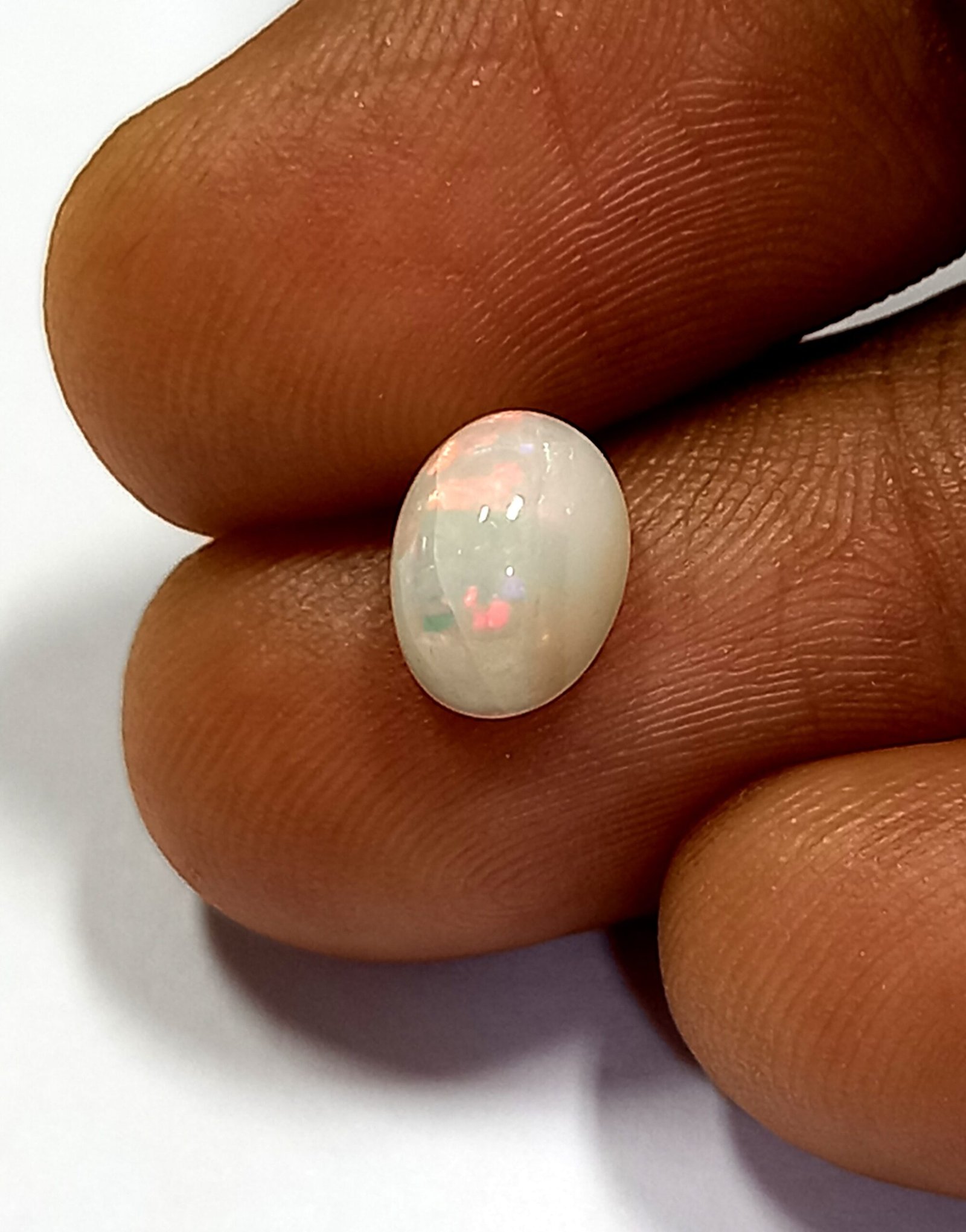 1.00 Cts Natural Australian Opal Cabochon Oval Gemstone 7.3*5.5 MM OP23 - Image 5