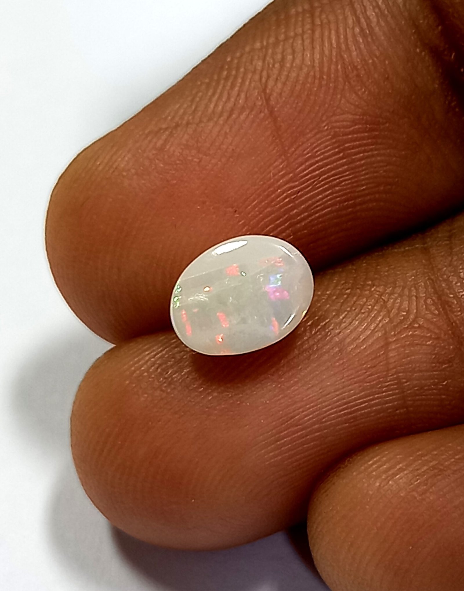1.00 Cts Natural Australian Opal Cabochon Oval Gemstone 7.3*5.5 MM OP23 - Image 7