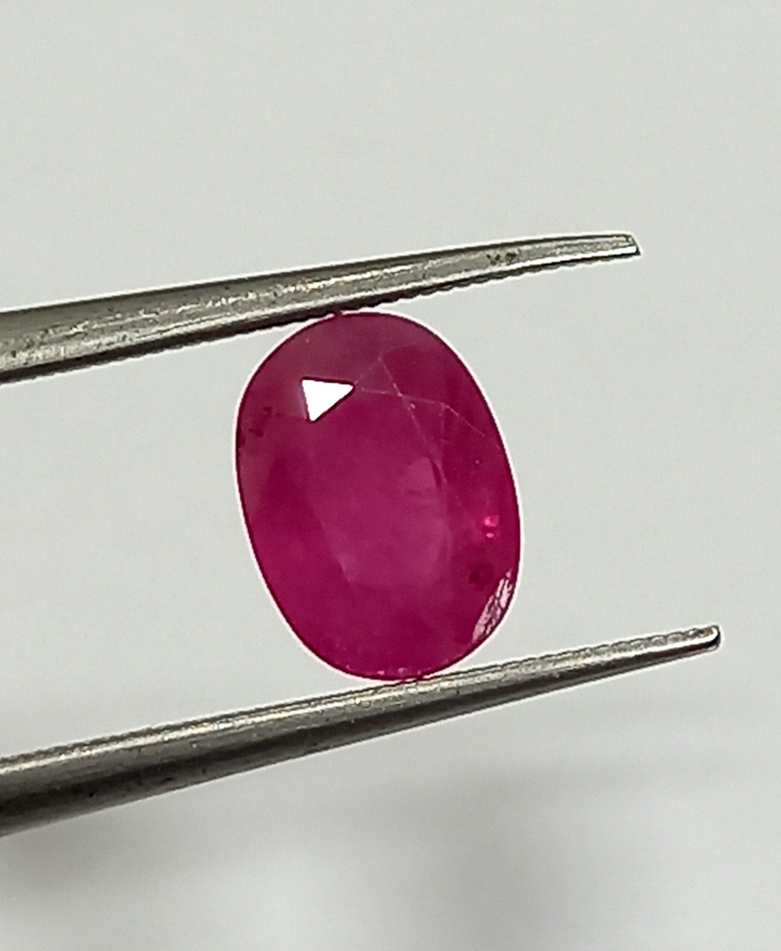 1.11 Cts Natural African Pink Ruby Gemstone Oval Cut 6.9*5 MM R222 - Image 2