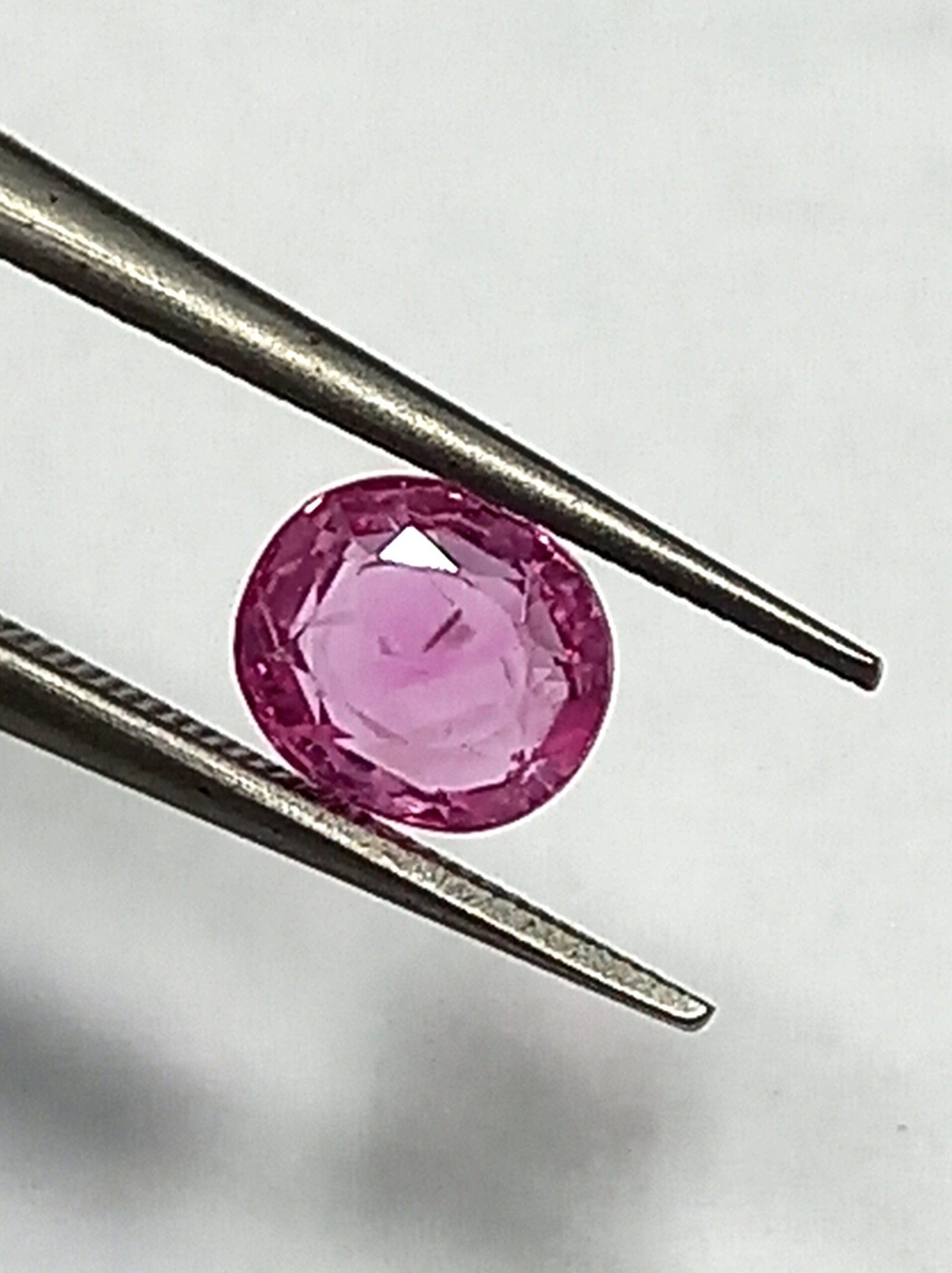 0.61 Cts Natural Burma Pink Ruby Gemstone Oval Cut 5.0*4.4 MM R186 - Image 3