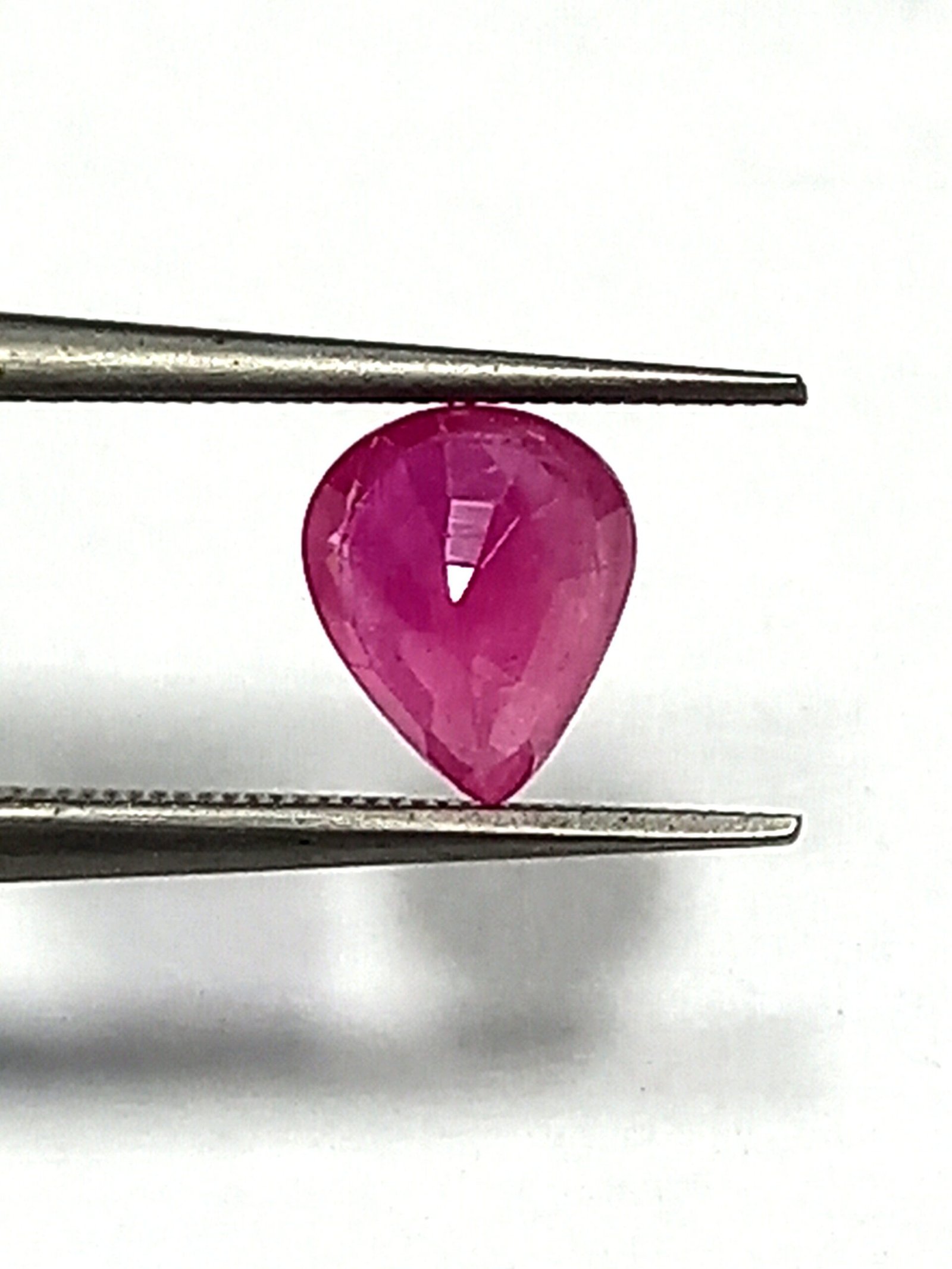 0.74 Cts Natural Burma Ruby Gemstone Pear Cut Pink Color 5.8*4.9 MM R188 - Image 4